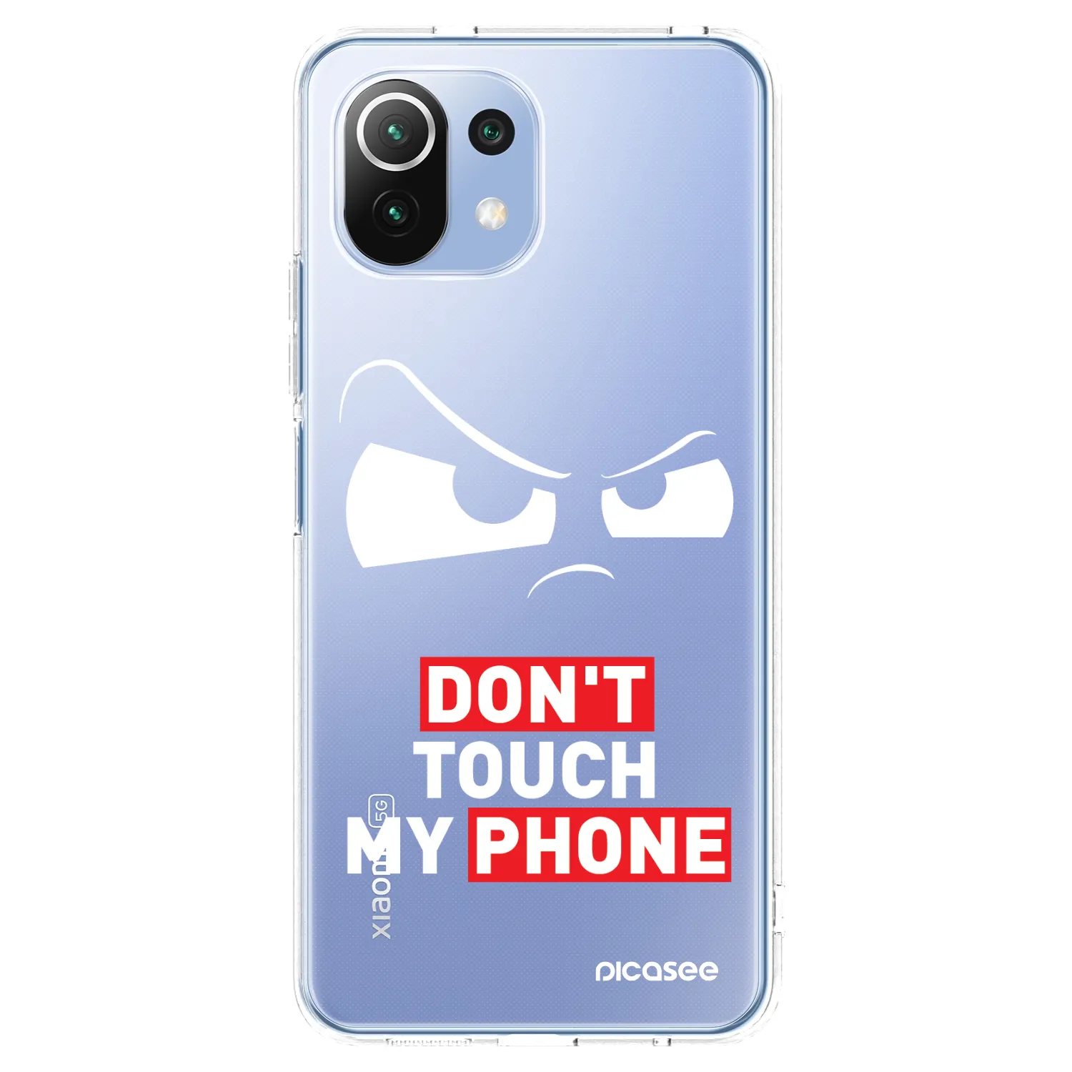 Picasee Xiaomi 11 Lite 5G NE Hülle - Transparentes Silikon - Cloudy Eye - Transparent