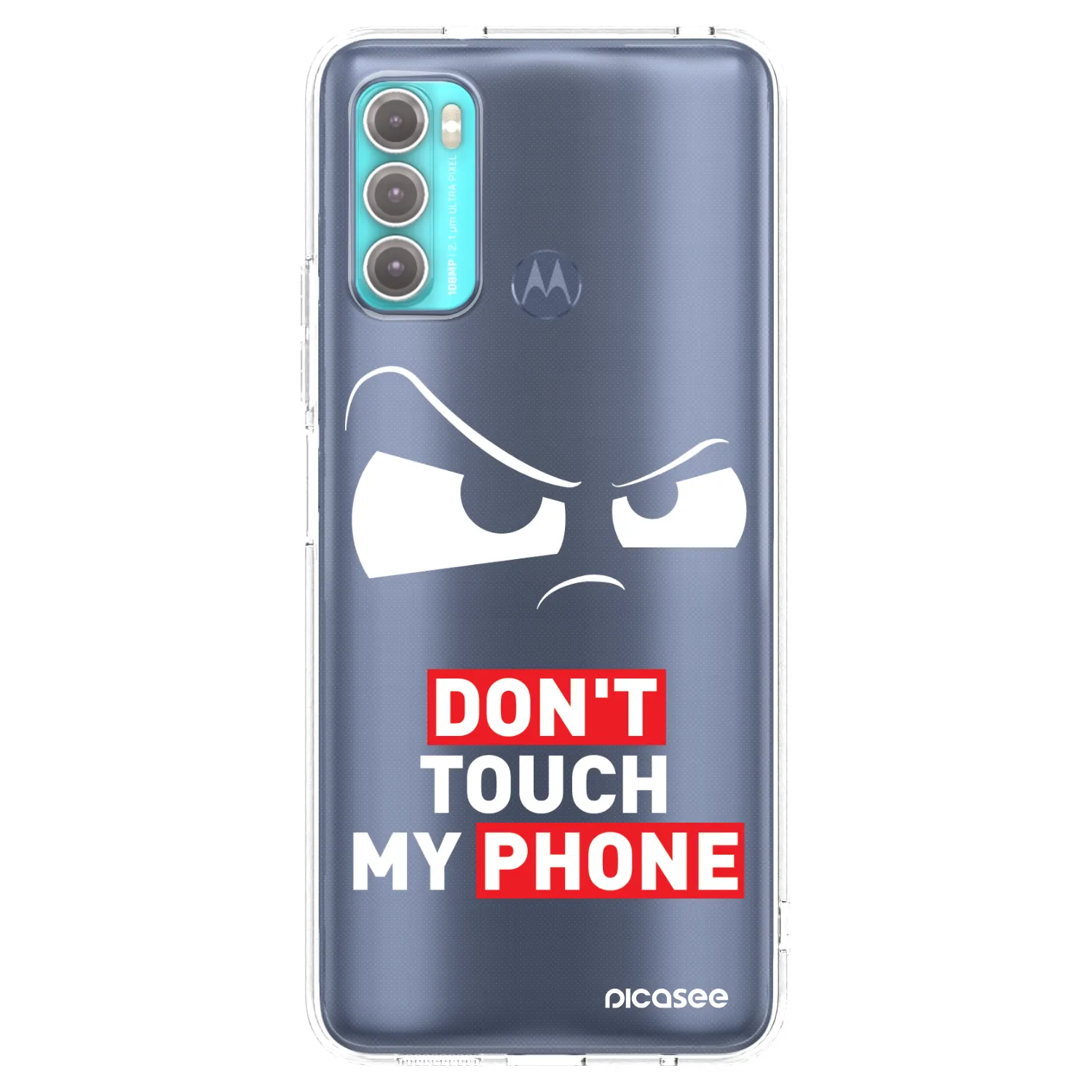 Picasee Motorola Moto G60 Hülle - Transparentes Silikon - Cloudy Eye - Transparent