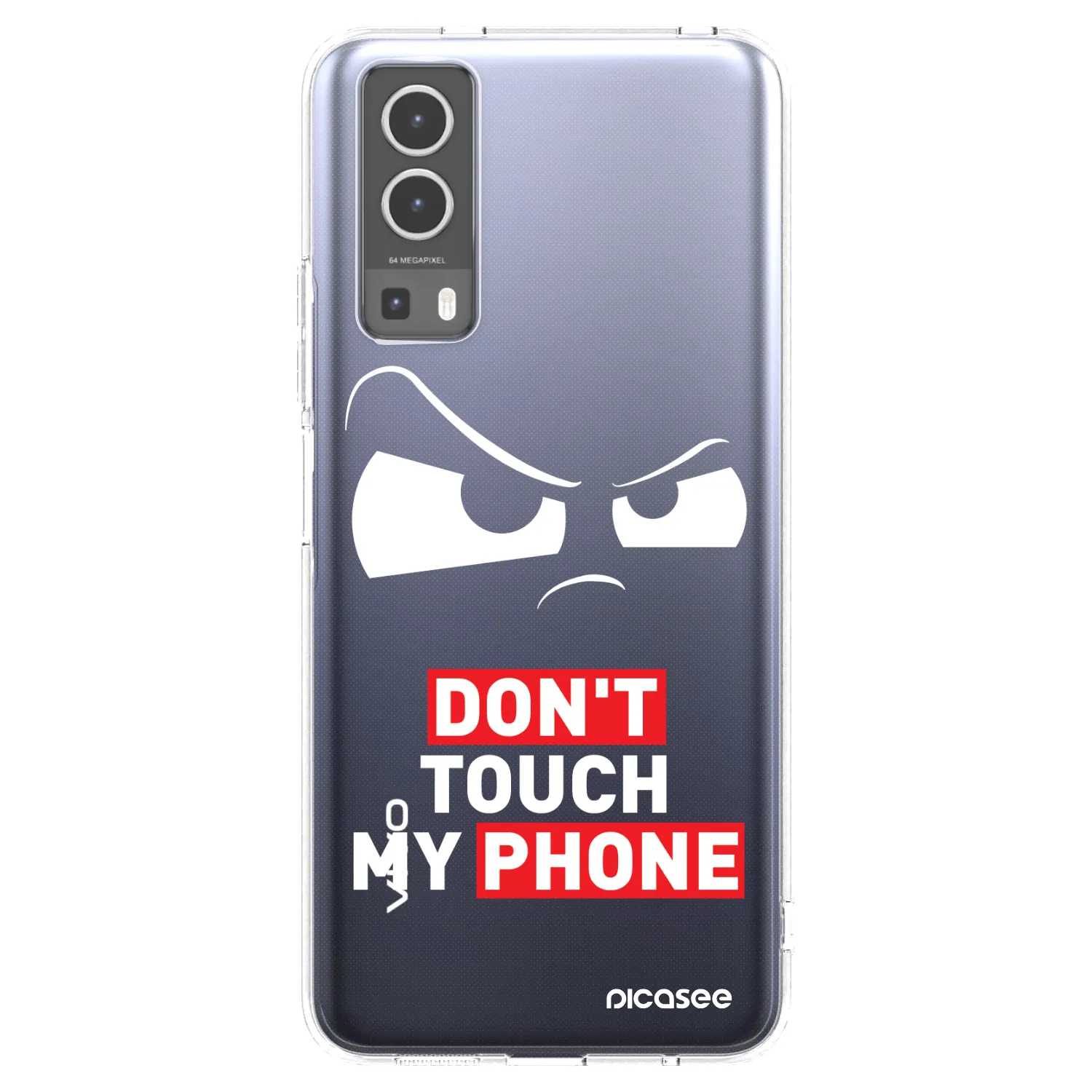 Picasee Vivo Y72 5G Hülle - Transparentes Silikon - Cloudy Eye - Transparent