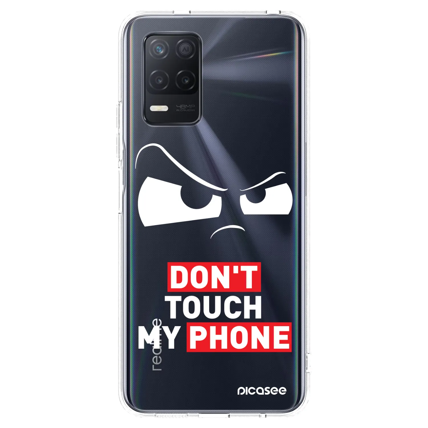 Picasee Realme 8 5G Hülle - Transparentes Silikon - Cloudy Eye - Transparent