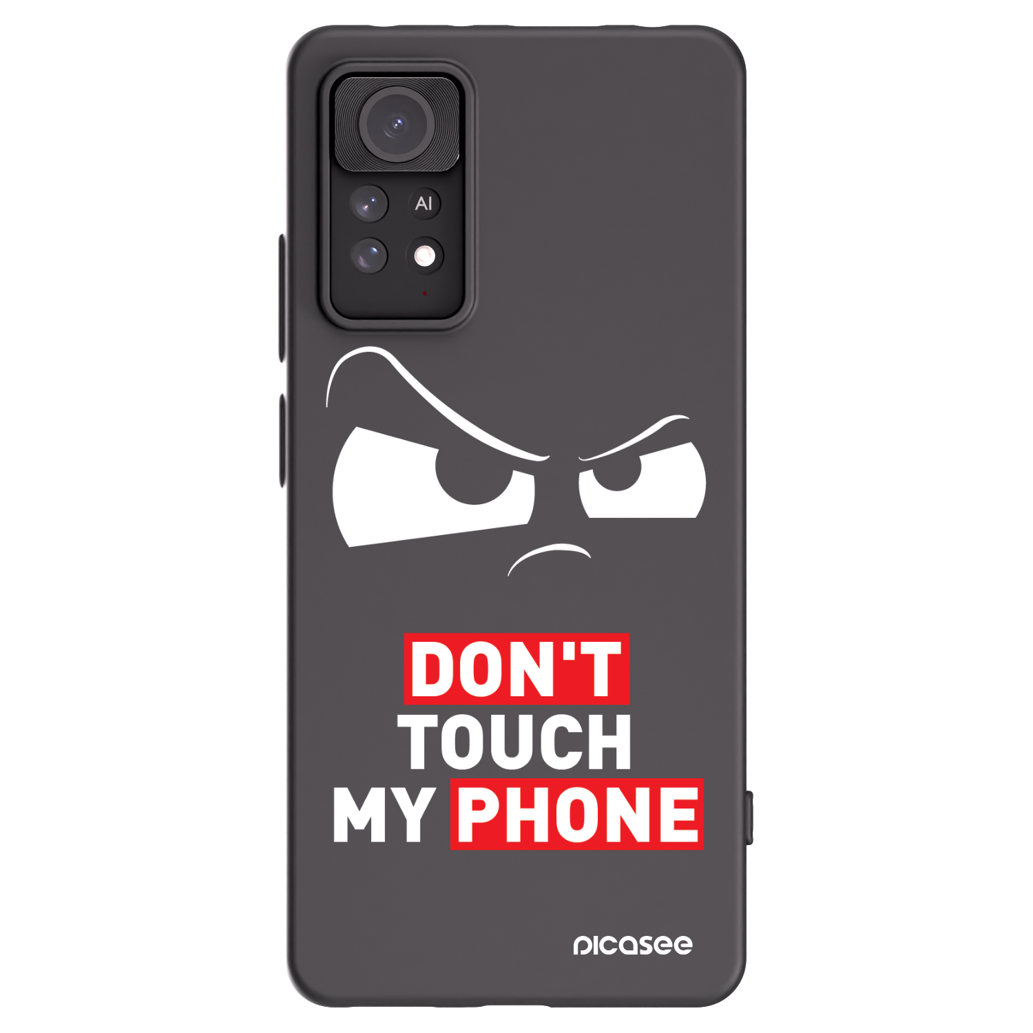 Picasee Xiaomi Redmi Note 11 Pro 5G Hülle - Schwarzes Silikon - Cloudy Eye - Transparent