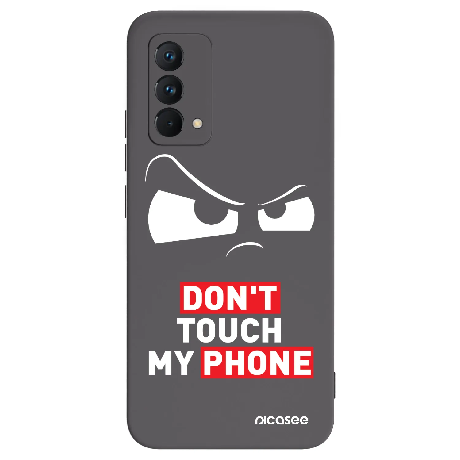 Picasee Realme GT Master Edition 5G Hülle - Schwarzes Silikon - Cloudy Eye - Transparent