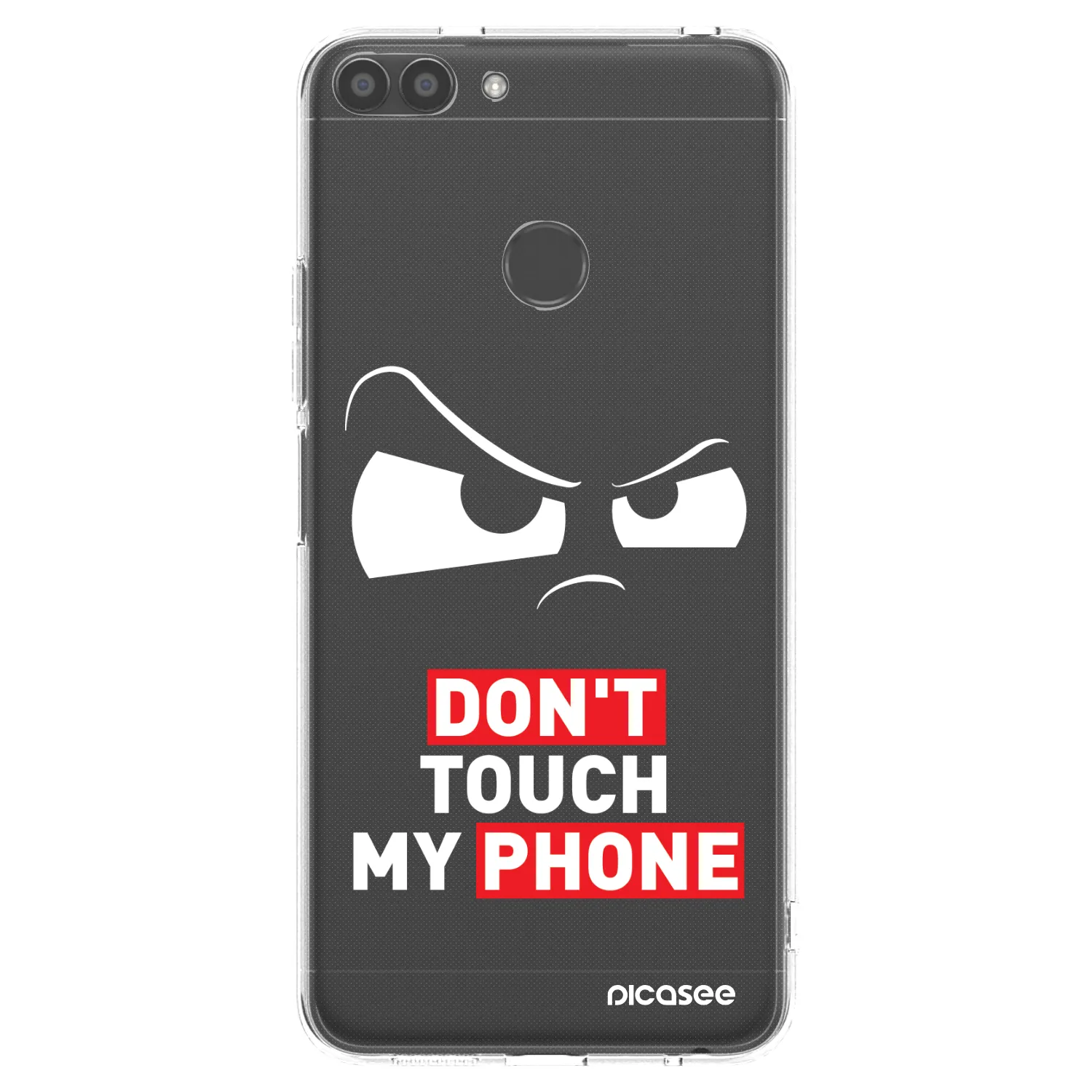 Picasee Huawei P Smart Hülle - Transparentes Silikon - Cloudy Eye - Transparent