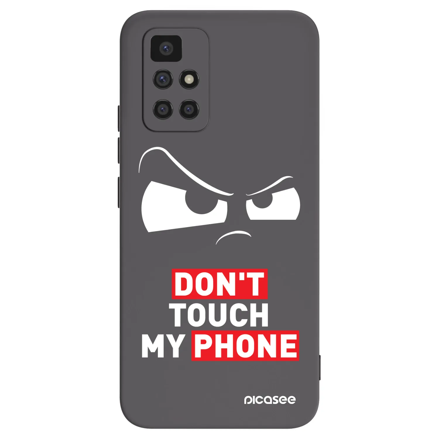 Picasee Xiaomi Redmi 10 (2022) Hülle - Schwarzes Silikon - Cloudy Eye - Transparent