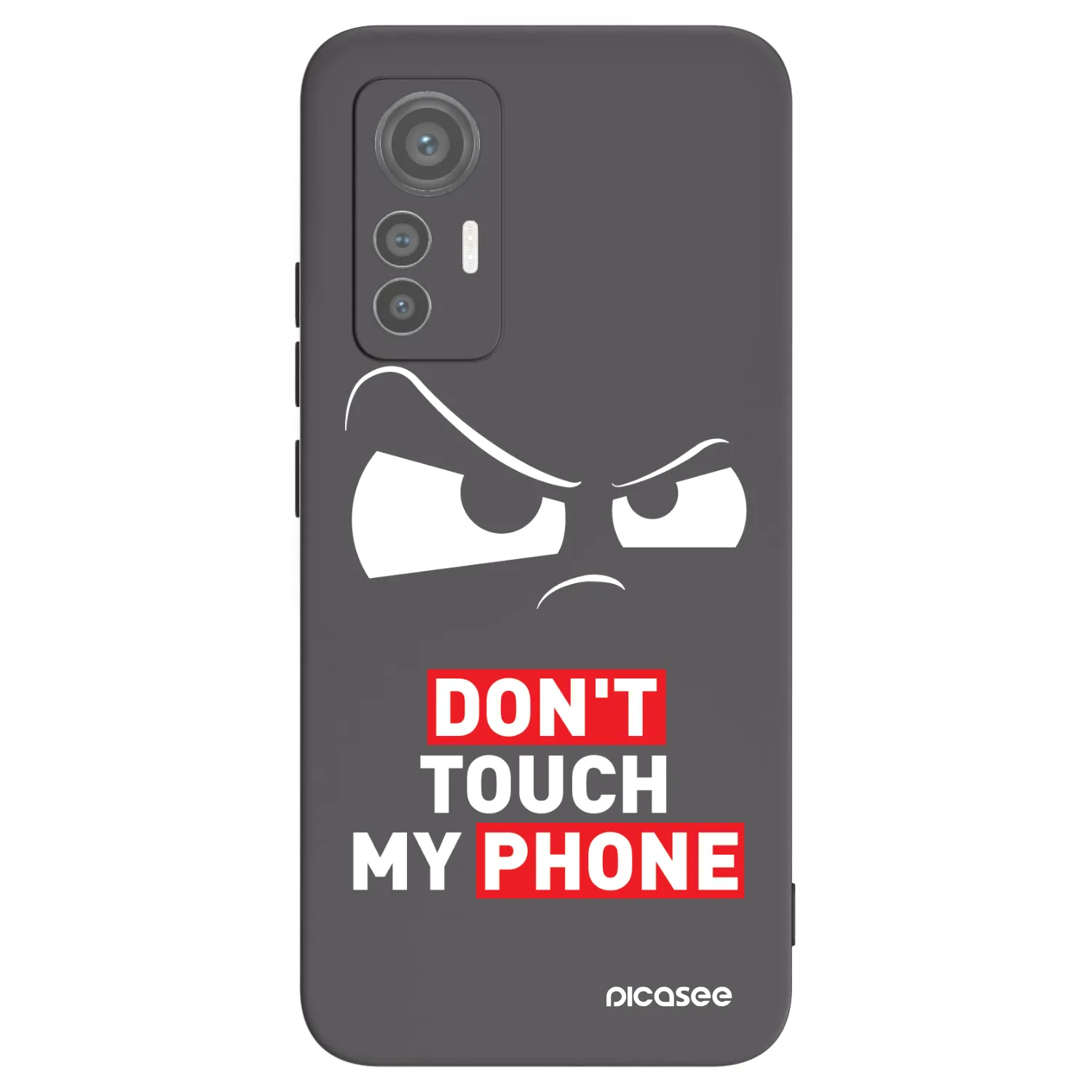 Picasee Xiaomi 12 Lite Hülle - Schwarzes Silikon - Cloudy Eye - Transparent