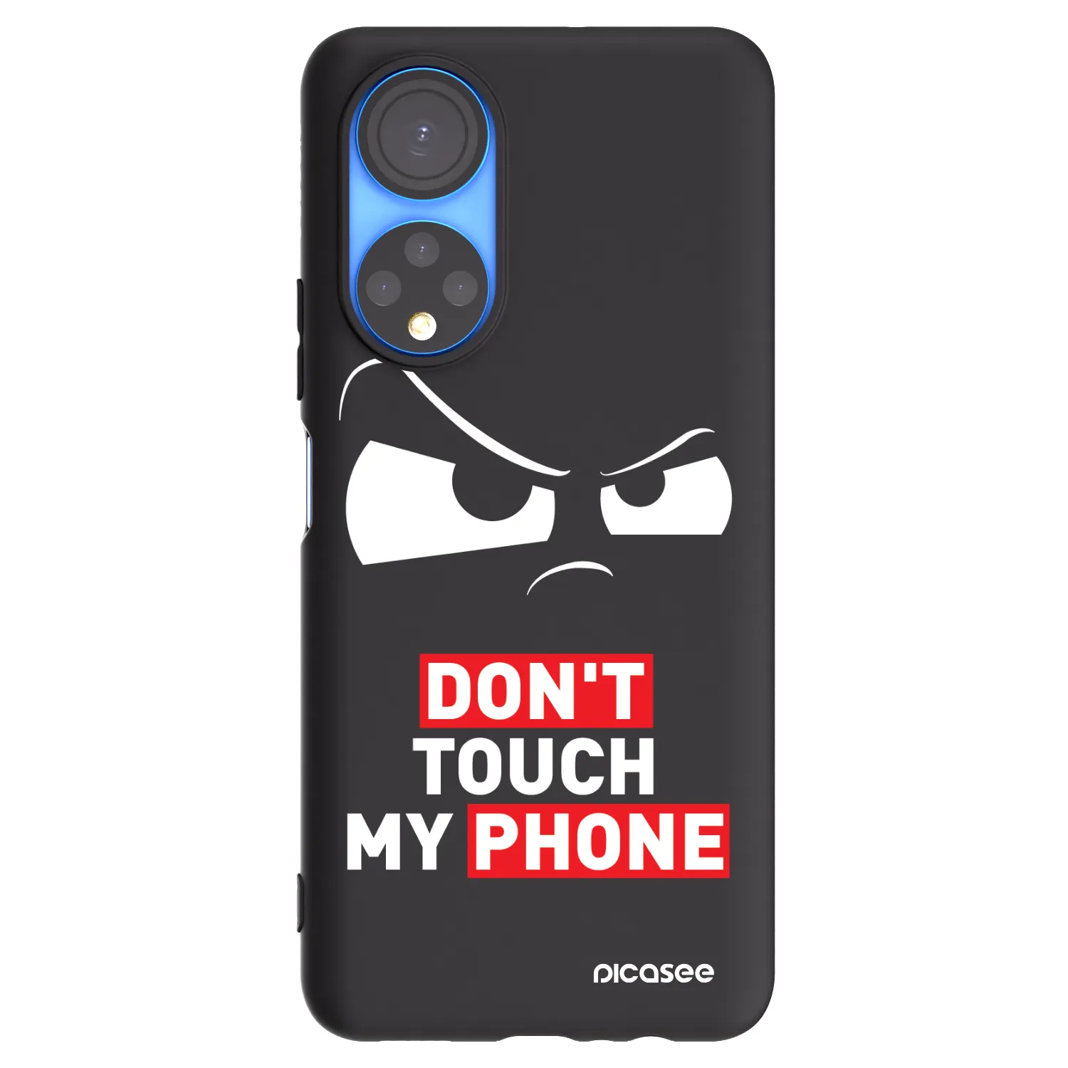 Picasee Honor X7 Hülle - Schwarzes Silikon - Cloudy Eye - Transparent