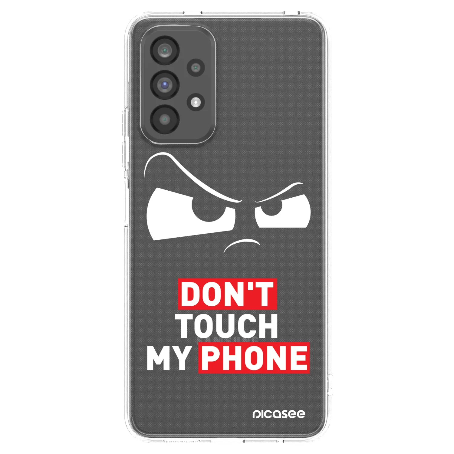 Picasee Samsung Galaxy A73 5G Hülle - Transparentes Silikon - Cloudy Eye - Transparent
