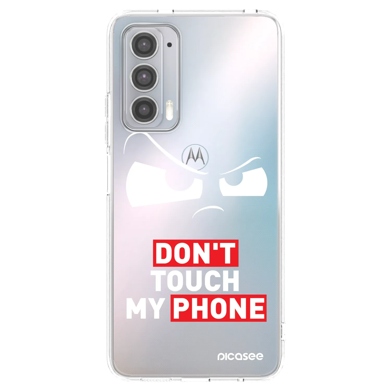 Picasee Motorola Edge 20 Hülle - Transparentes Silikon - Cloudy Eye - Transparent