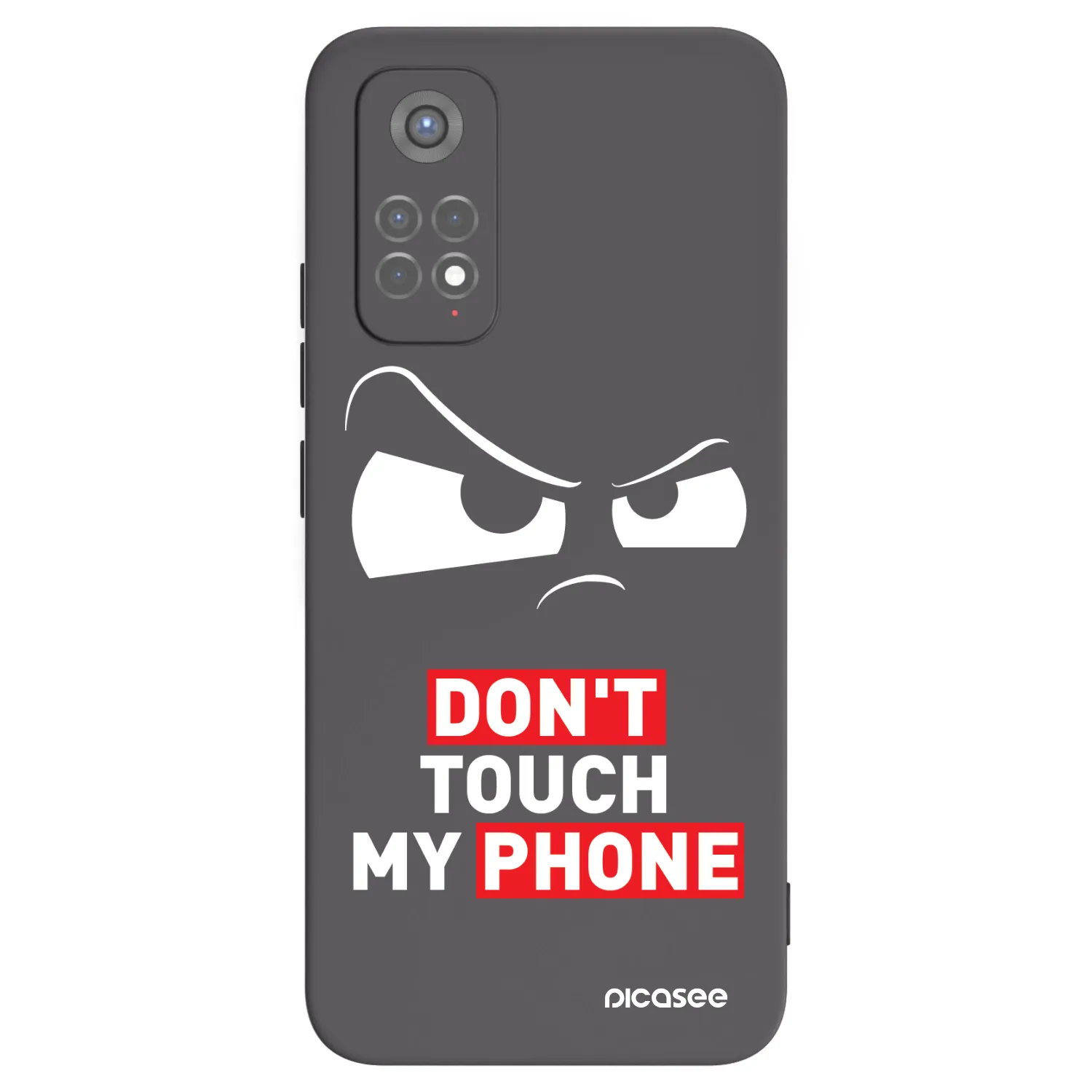 Picasee Xiaomi Redmi Note 11S 5G Hülle - Schwarzes Silikon - Cloudy Eye - Transparent