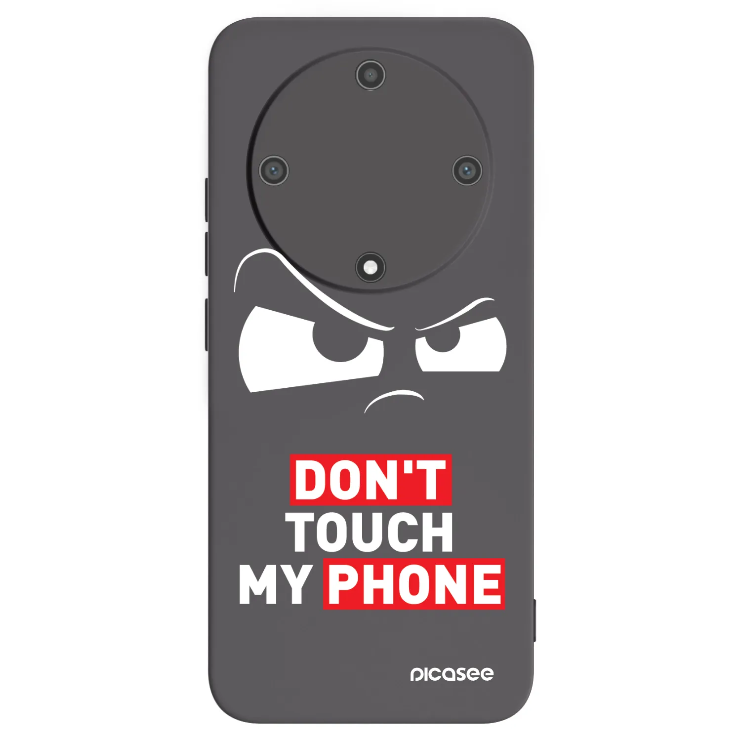 Picasee Honor Magic5 Lite 5G Hülle - Schwarzes Silikon - Cloudy Eye - Transparent