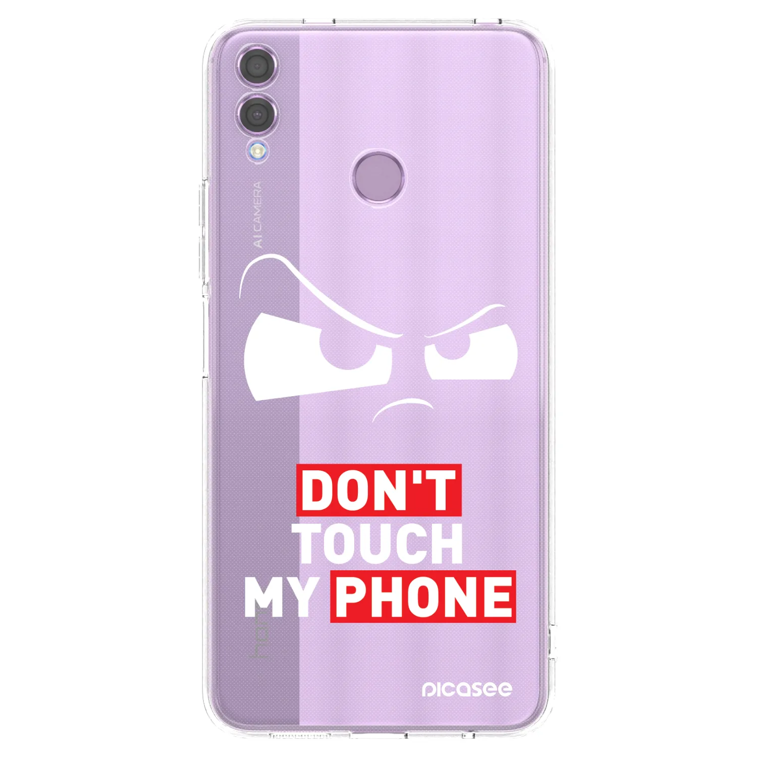 Picasee Honor 8X Hülle - Transparentes Silikon - Cloudy Eye - Transparent