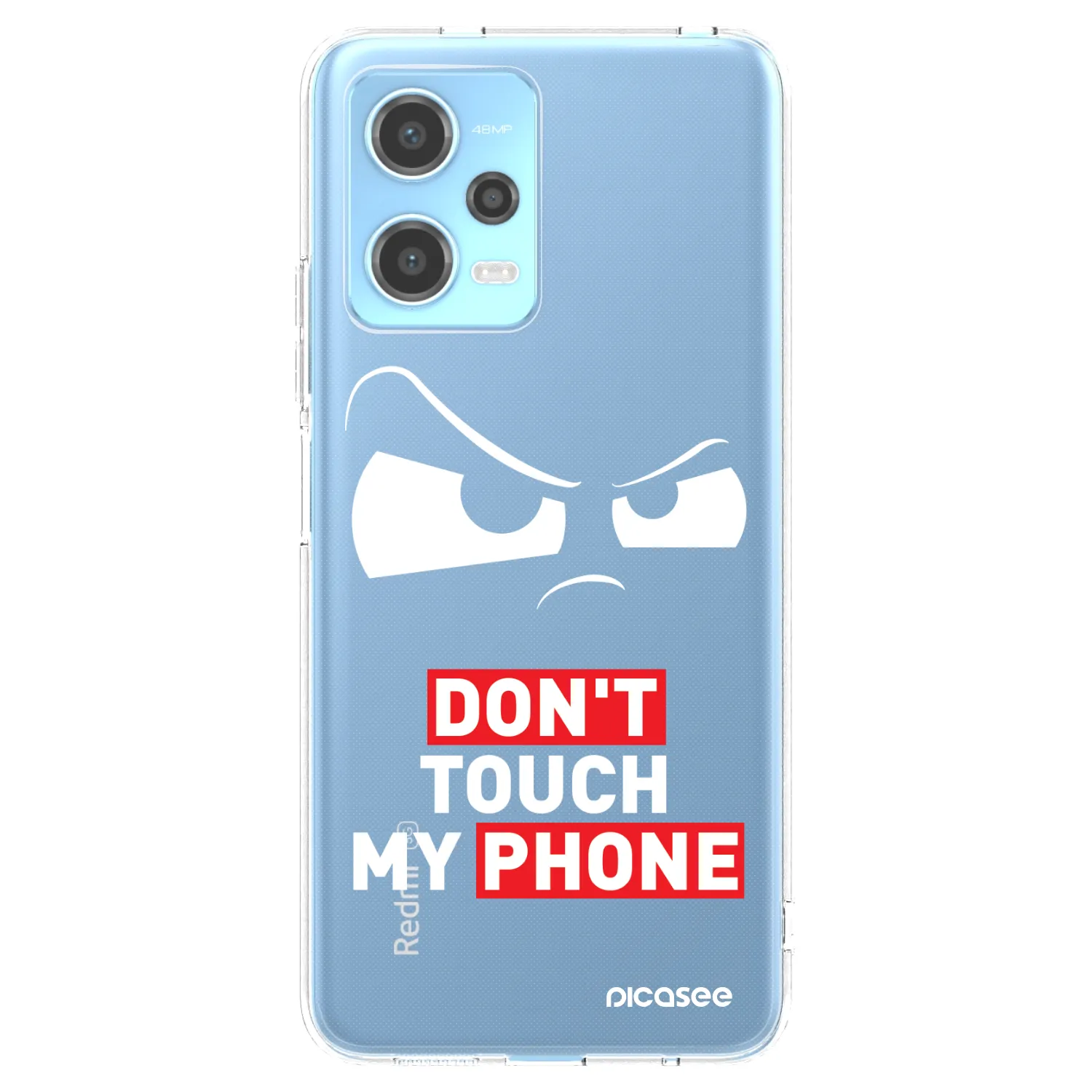 Picasee Xiaomi Redmi Note 12 5G Hülle - Transparentes Silikon - Cloudy Eye - Transparent