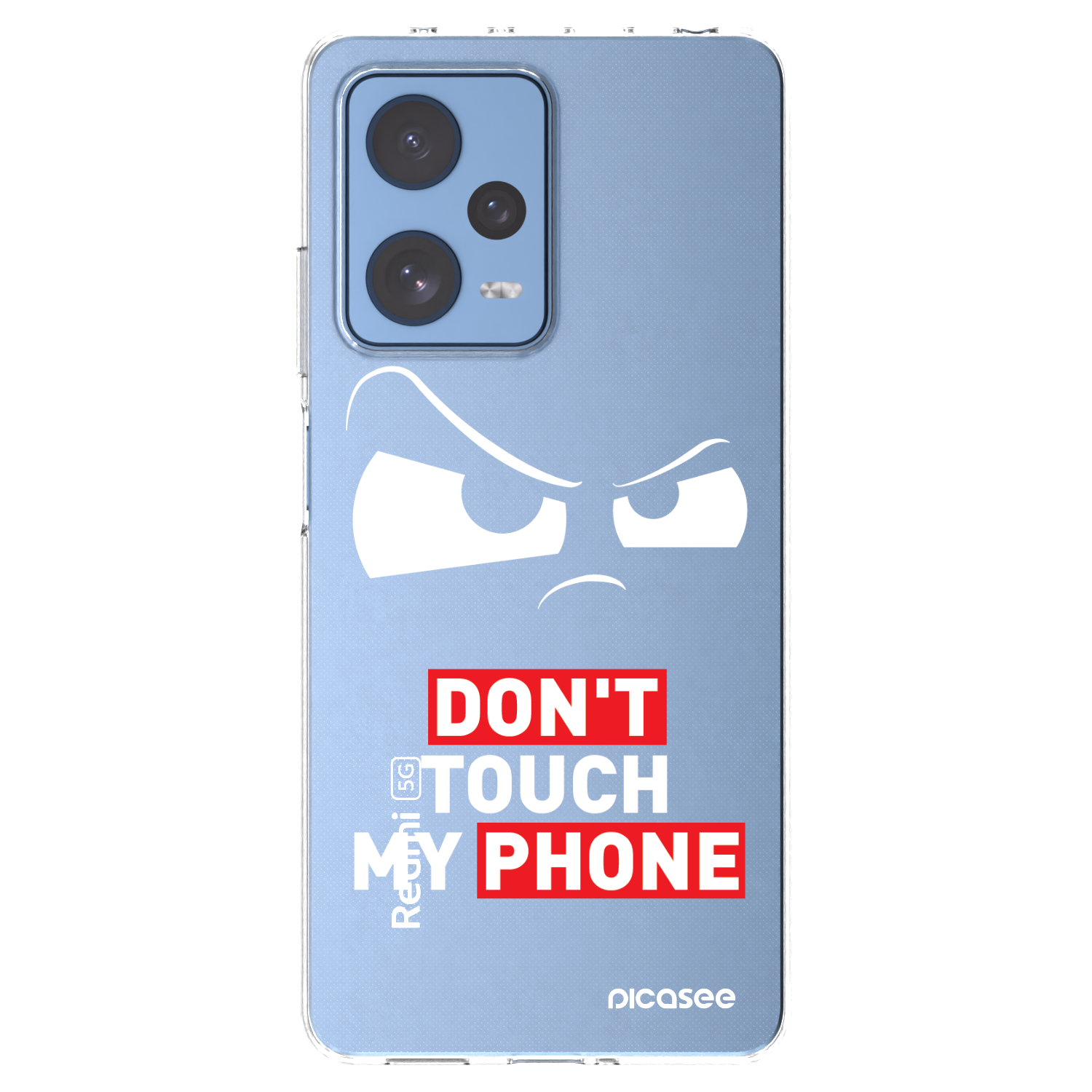 Picasee Xiaomi Redmi Note 12 Pro 5G Hülle - Transparentes Silikon - Cloudy Eye - Transparent