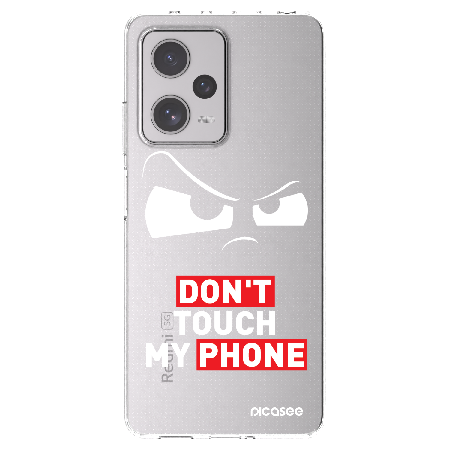 Picasee Xiaomi Redmi Note 12 Pro+ 5G Hülle - Transparentes Silikon - Cloudy Eye - Transparent