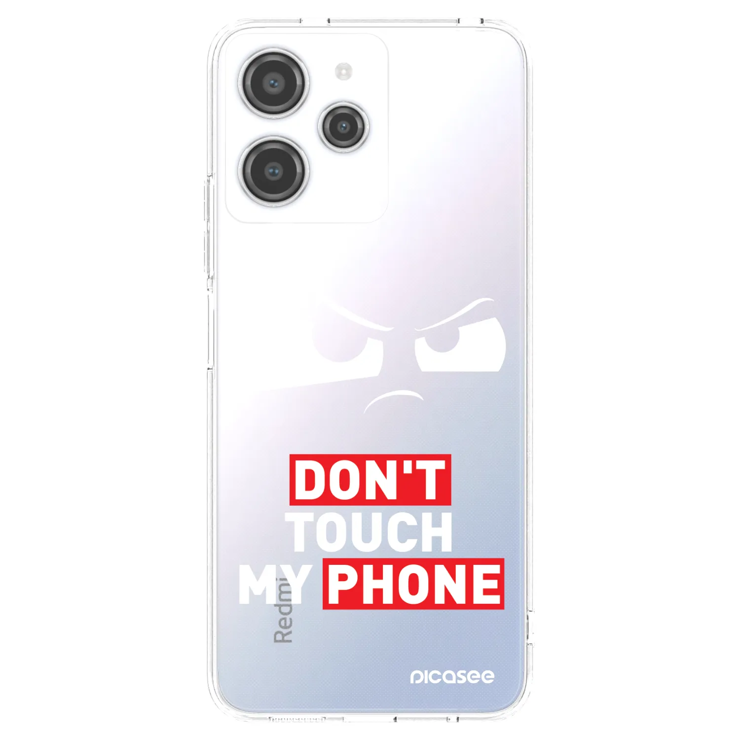 Picasee Xiaomi Redmi 12 4G Hülle - Transparentes Silikon - Cloudy Eye - Transparent