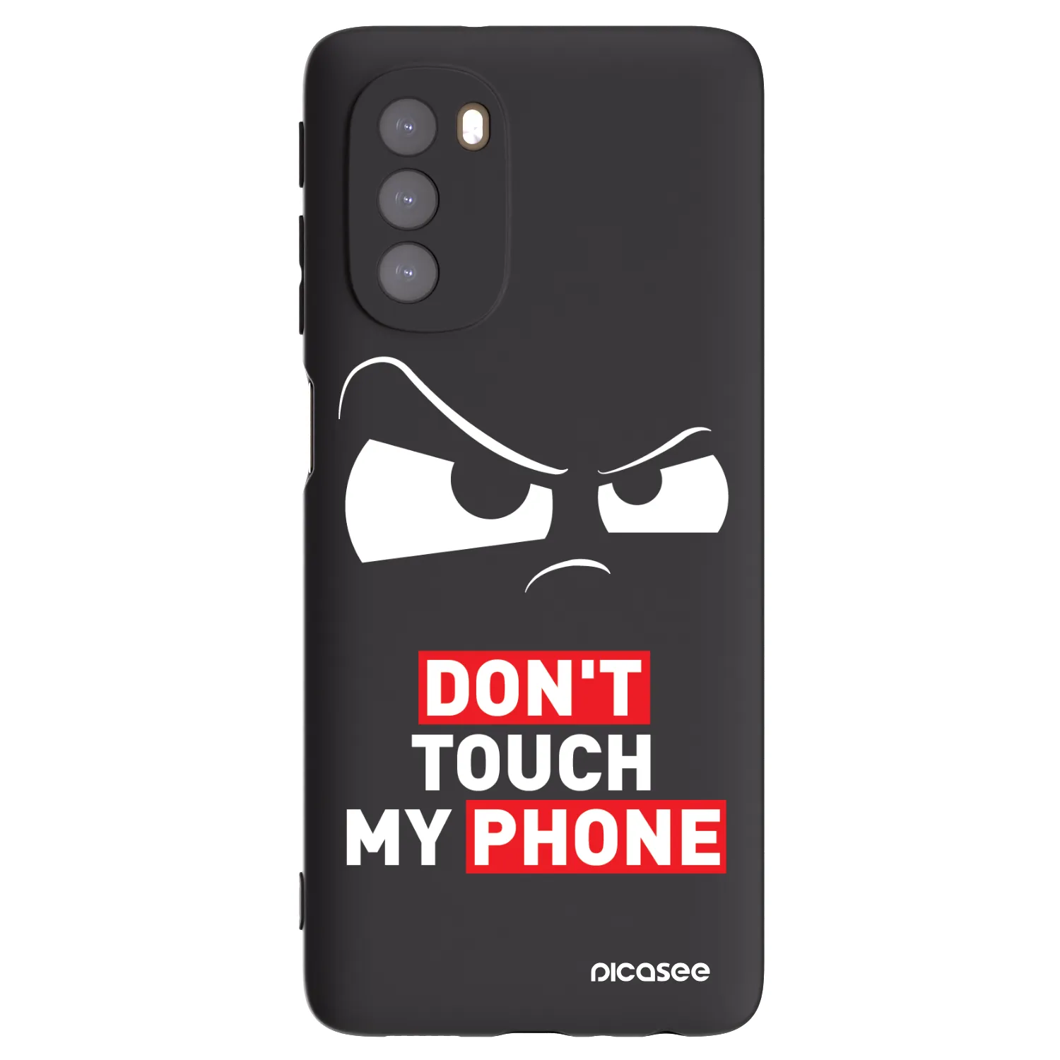 Picasee Motorola Moto G51 Hülle - Schwarzes Silikon - Cloudy Eye - Transparent