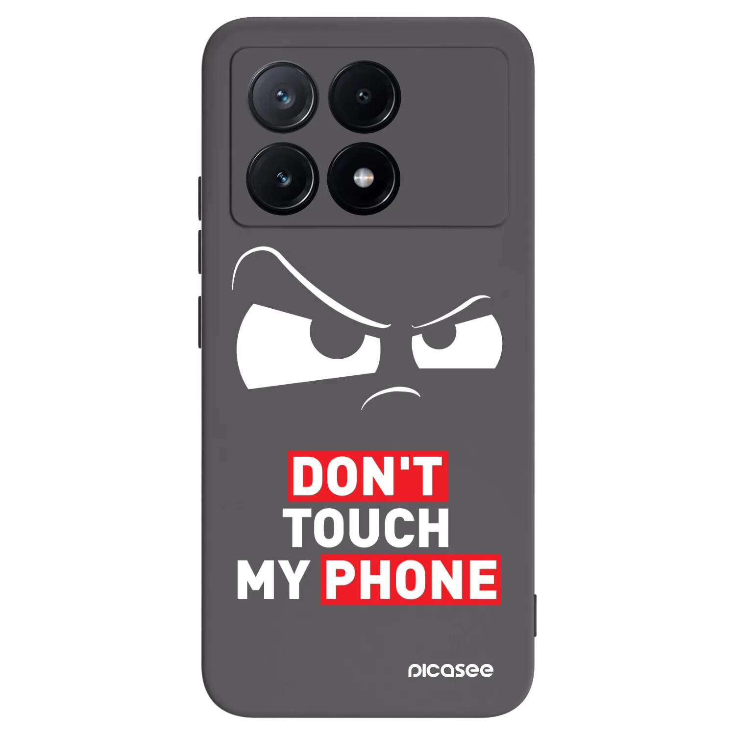 Picasee Xiaomi Poco X6 Pro Hülle - Schwarzes Silikon - Cloudy Eye - Transparent