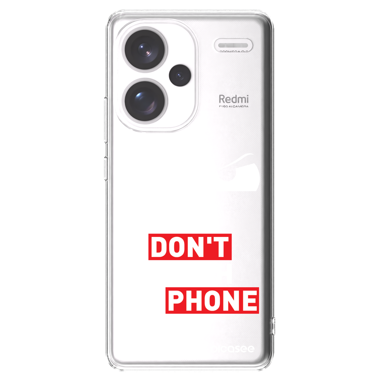 Picasee Xiaomi Redmi Note 13 Pro+ 5G Hülle - Transparentes Silikon - Cloudy Eye - Transparent