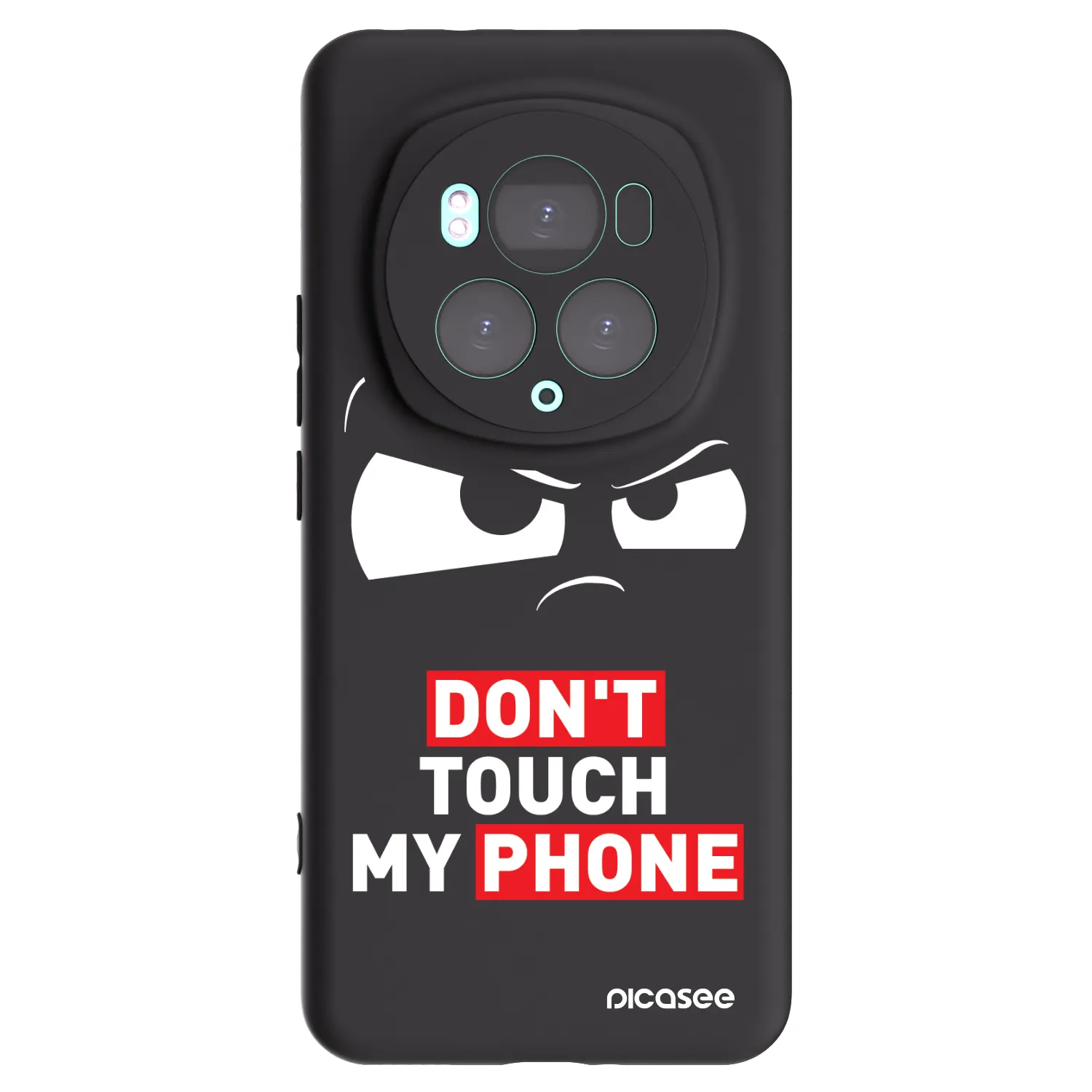 Picasee Honor Magic6 Pro Hülle - Schwarzes Silikon - Cloudy Eye - Transparent