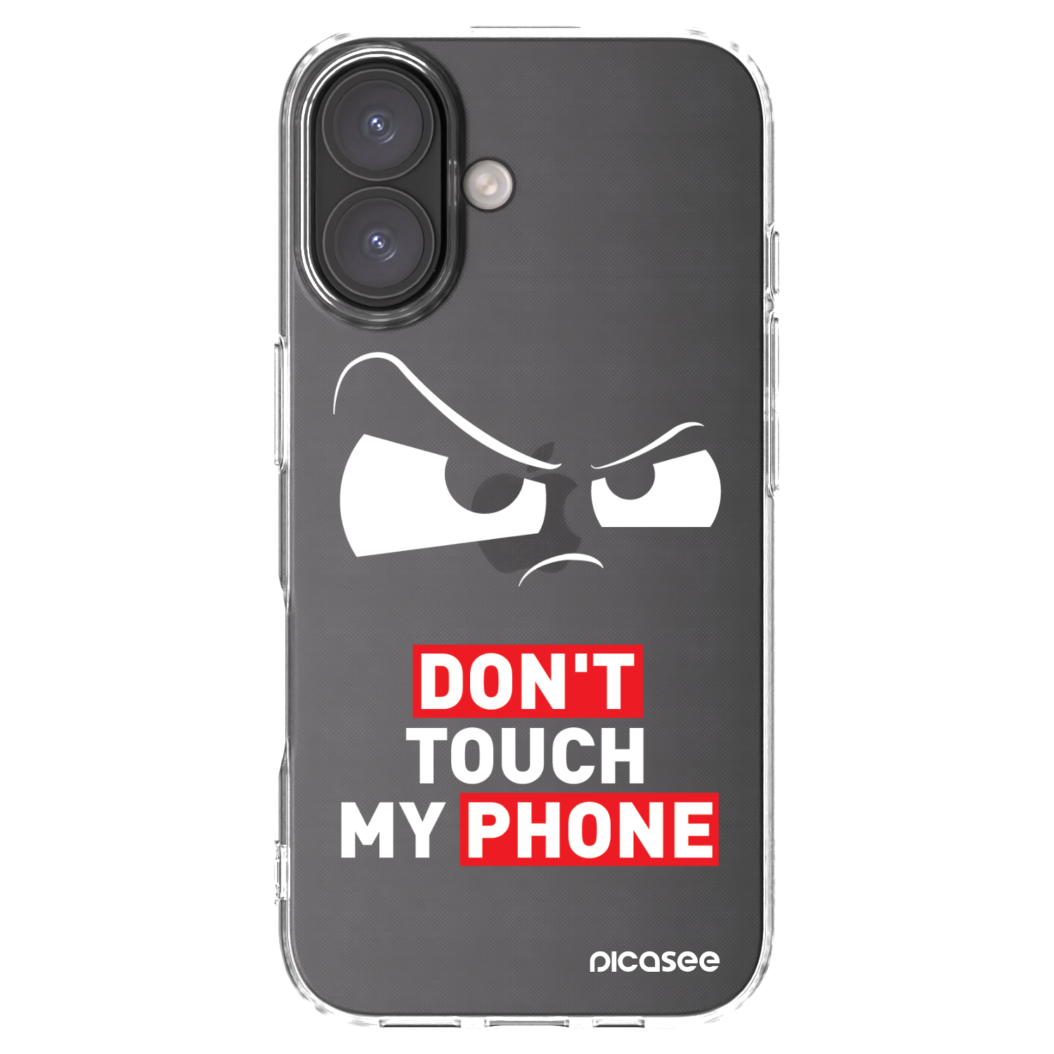 Picasee Apple iPhone 16 Hülle - Transparentes Silikon - Cloudy Eye - Transparent