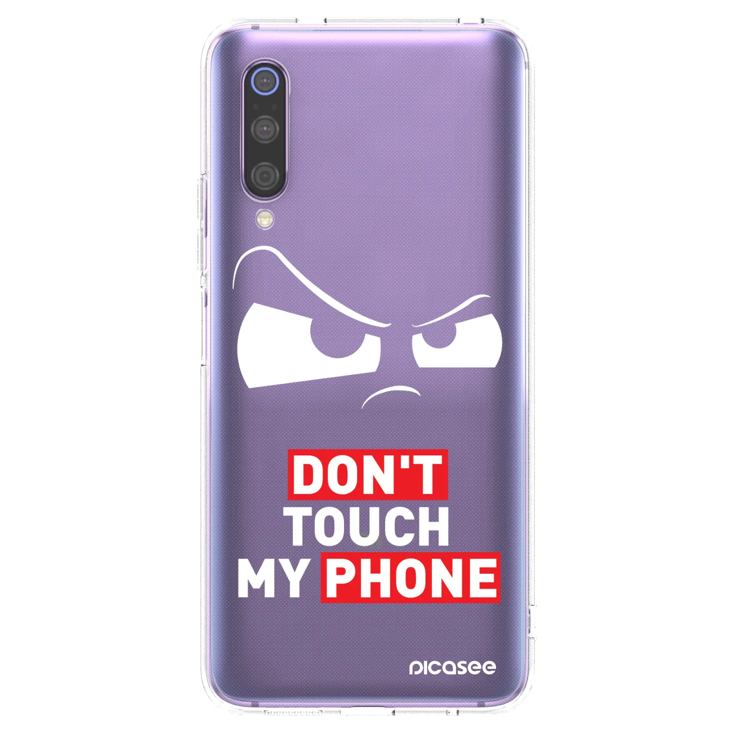 Picasee Xiaomi Mi 9 Hülle - Transparentes Silikon - Cloudy Eye - Transparent