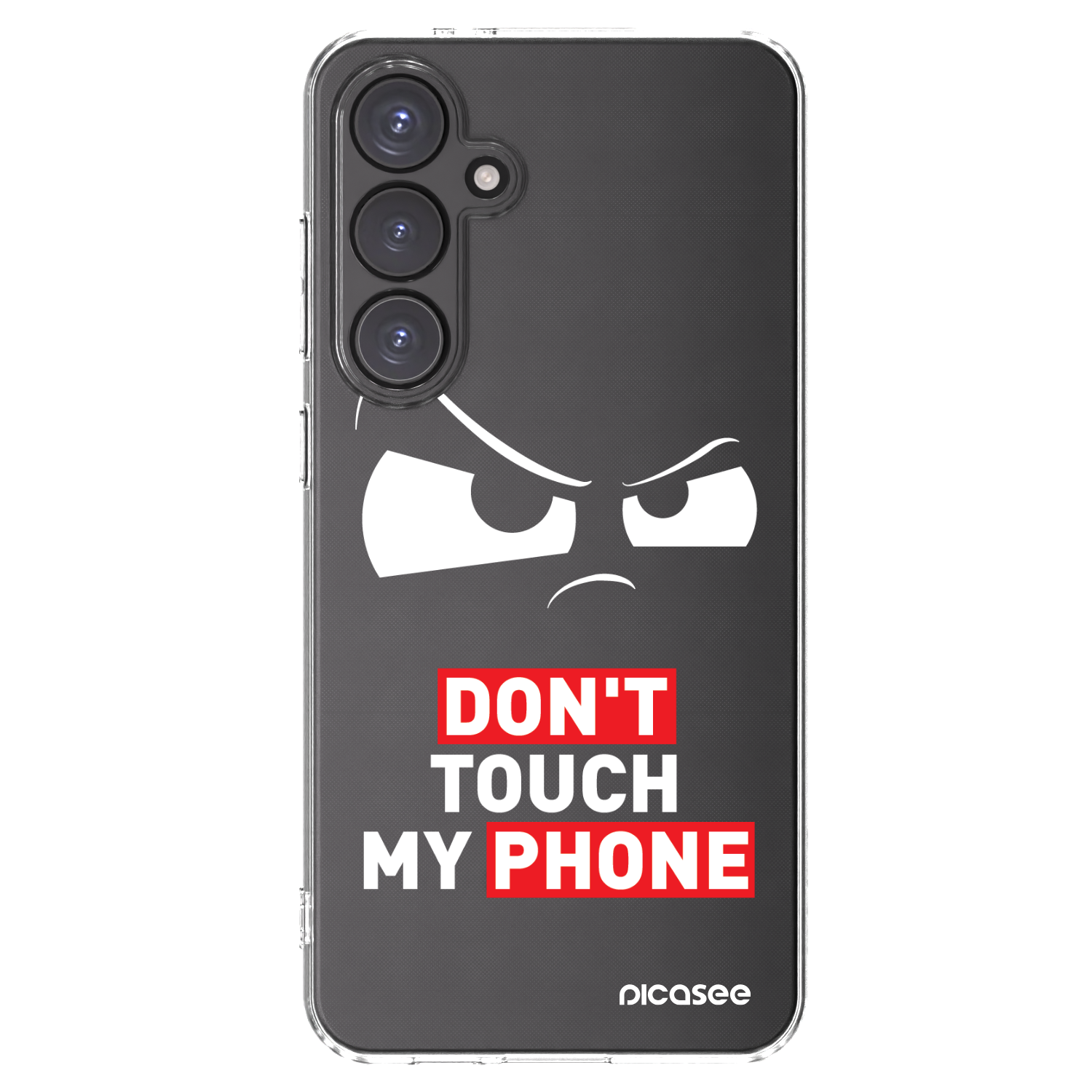 Picasee Samsung Galaxy S24 FE S721B Hülle - Transparentes Silikon - Cloudy Eye - Transparent