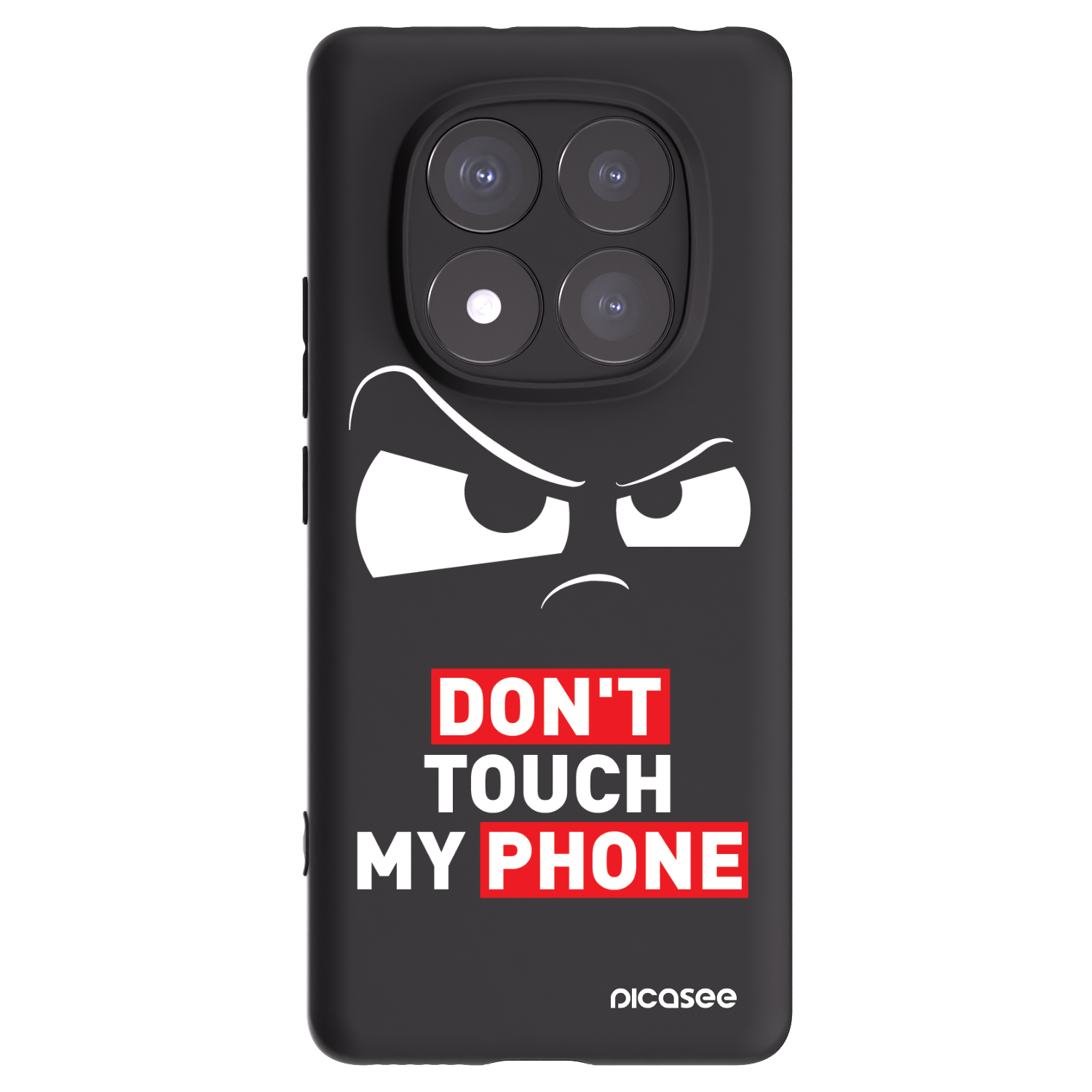 Picasee Xiaomi Redmi Note 14 Pro+ 5G Hülle - Schwarzes Silikon - Cloudy Eye - Transparent