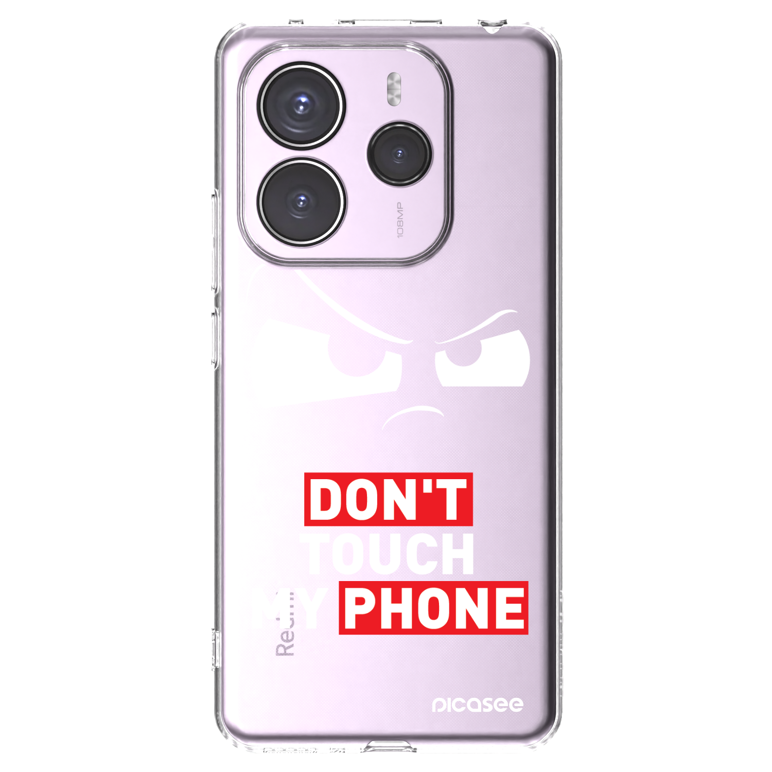 Picasee Xiaomi Redmi Note 14 5G Hülle - Transparentes Silikon - Cloudy Eye - Transparent