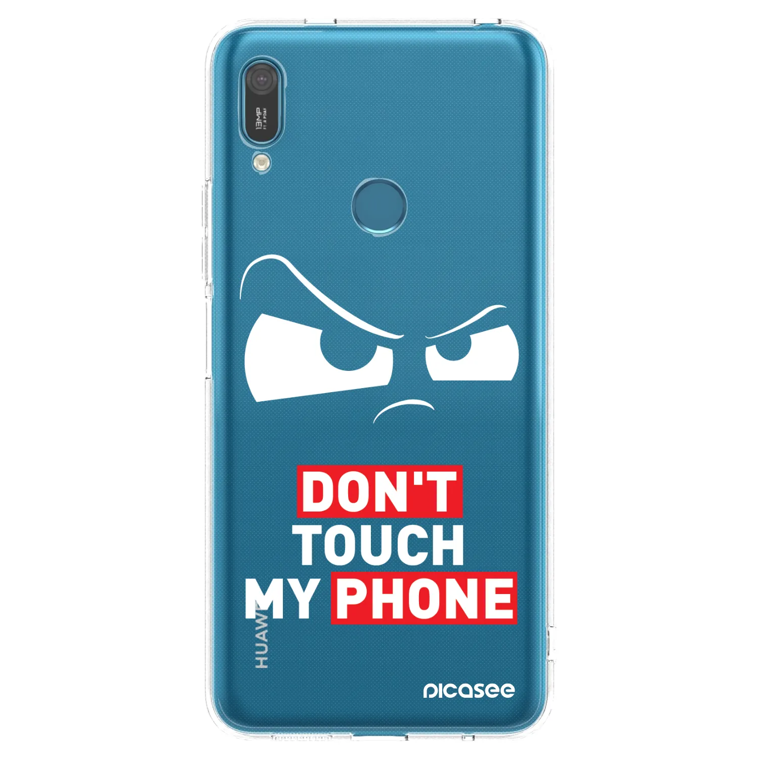 Picasee Huawei Y7 2019 Hülle - Transparentes Silikon - Cloudy Eye - Transparent