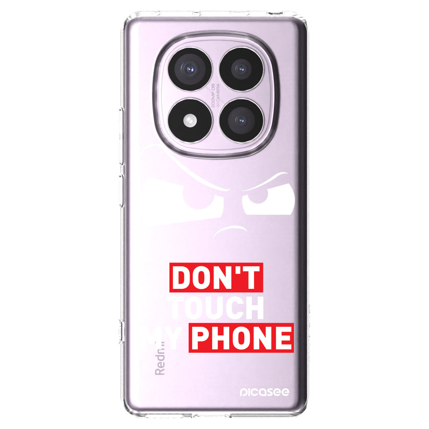 Picasee Xiaomi Redmi Note 14 Pro 4G Hülle - Transparentes Silikon - Cloudy Eye - Transparent