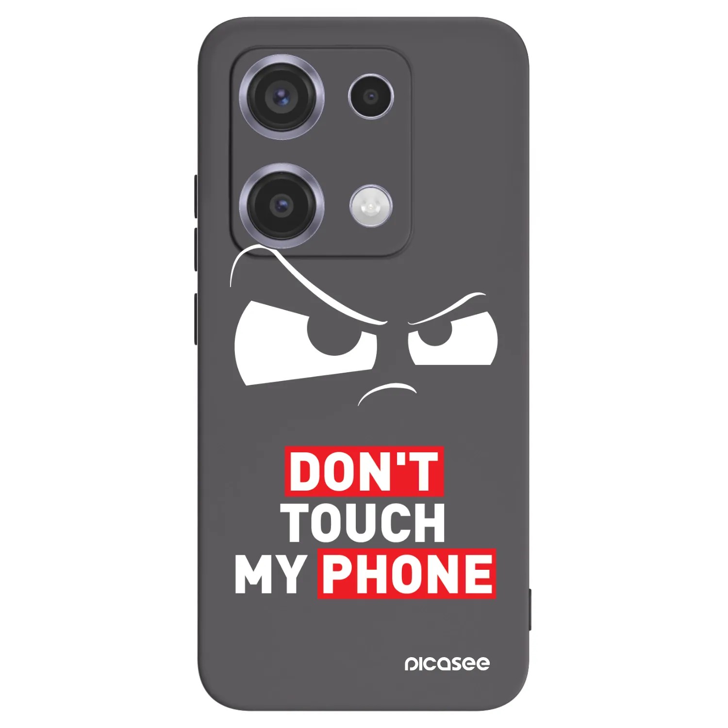 Picasee Xiaomi Redmi Note 14S Hülle - Schwarzes Silikon - Cloudy Eye - Transparent
