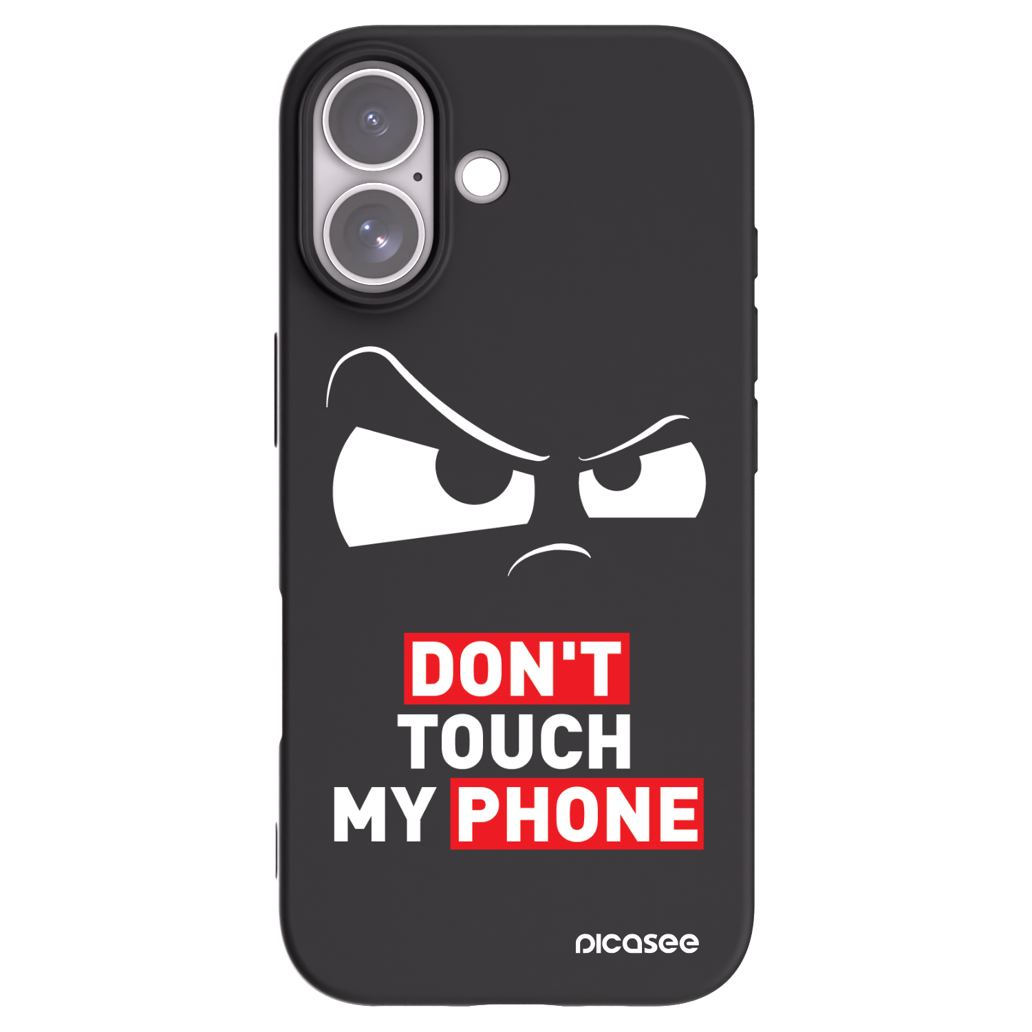 Picasee Apple iPhone 17 Hülle - Schwarzes Silikon - Cloudy Eye - Transparent