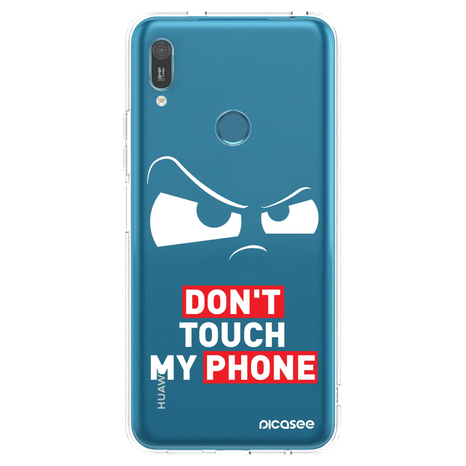 Picasee Huawei Y6 2019 Hülle - Transparentes Silikon - Cloudy Eye - Transparent