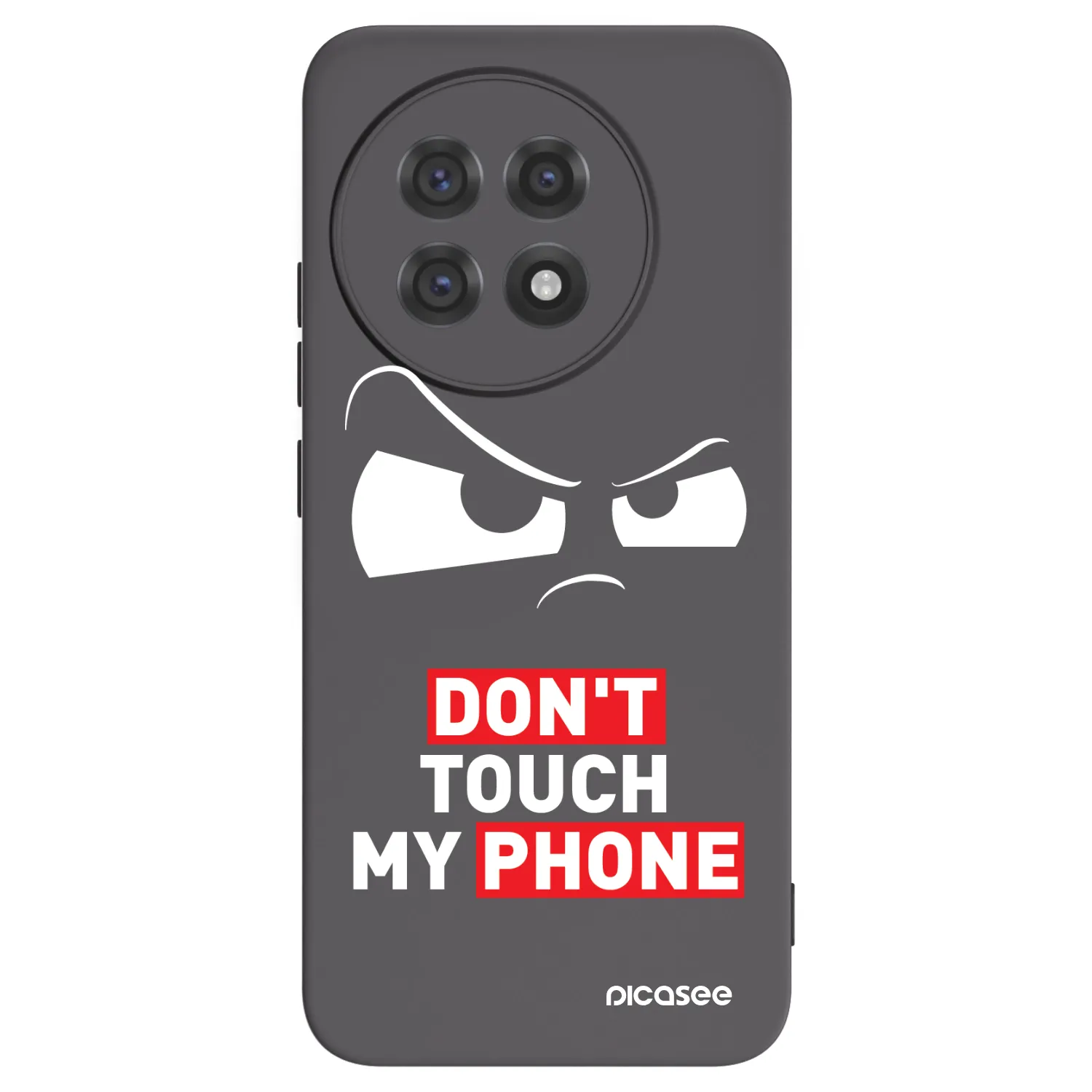 Picasee OnePlus 13R 5G Hülle - Schwarzes Silikon - Cloudy Eye - Transparent