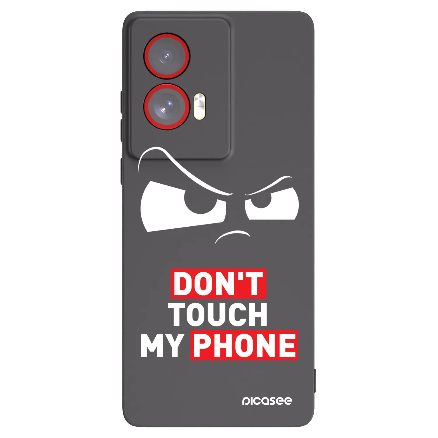 Picasee Motorola Edge 50 Fusion Hülle - Schwarzes Silikon - Cloudy Eye - Transparent