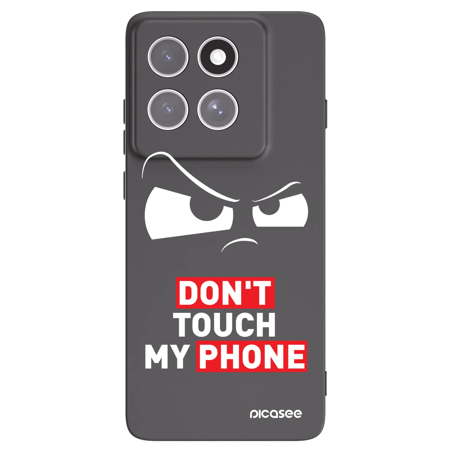 Picasee Motorola Edge 60 Fusion Hülle - Schwarzes Silikon - Cloudy Eye - Transparent