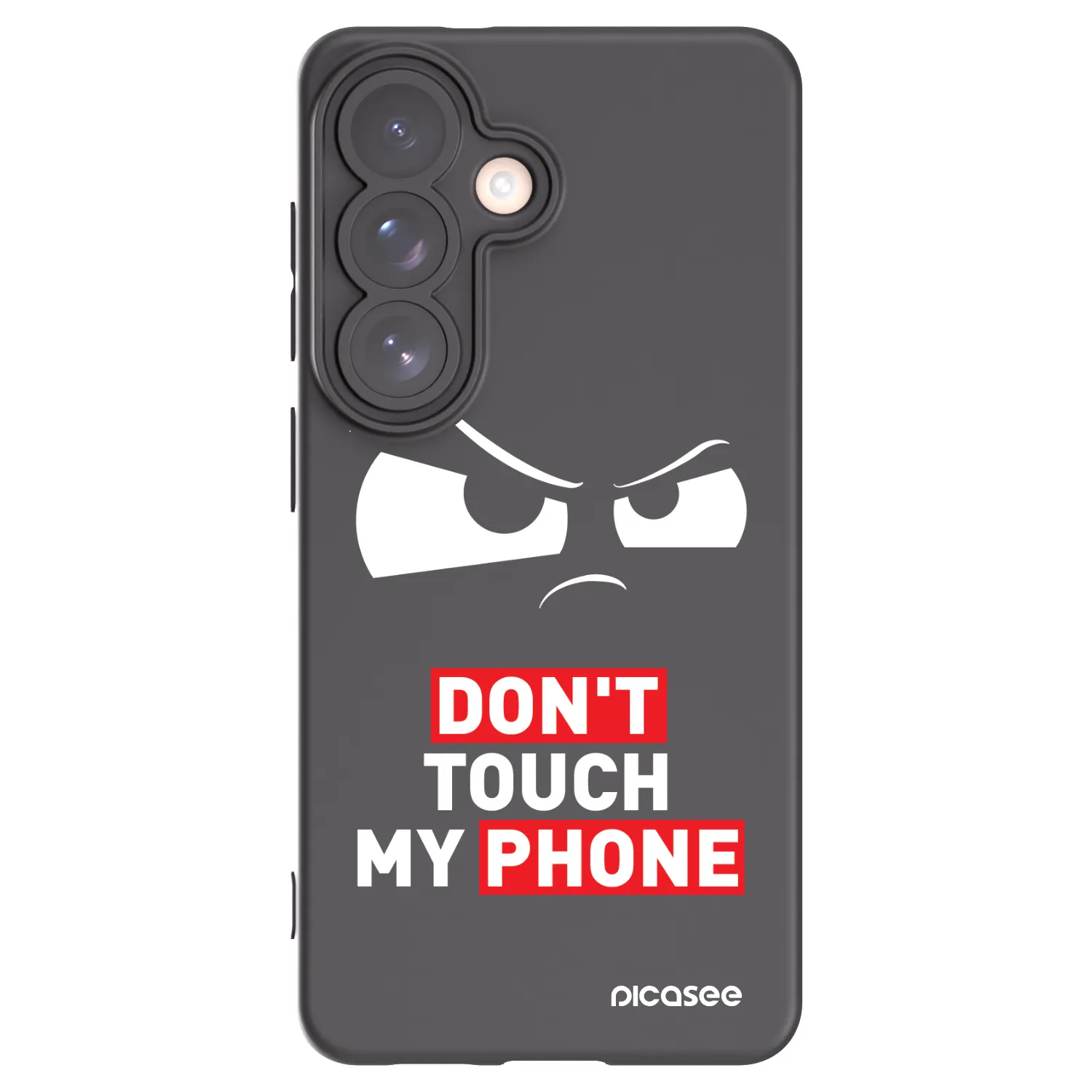 Picasee Samsung Galaxy S26 Hülle - Schwarzes Silikon - Cloudy Eye - Transparent