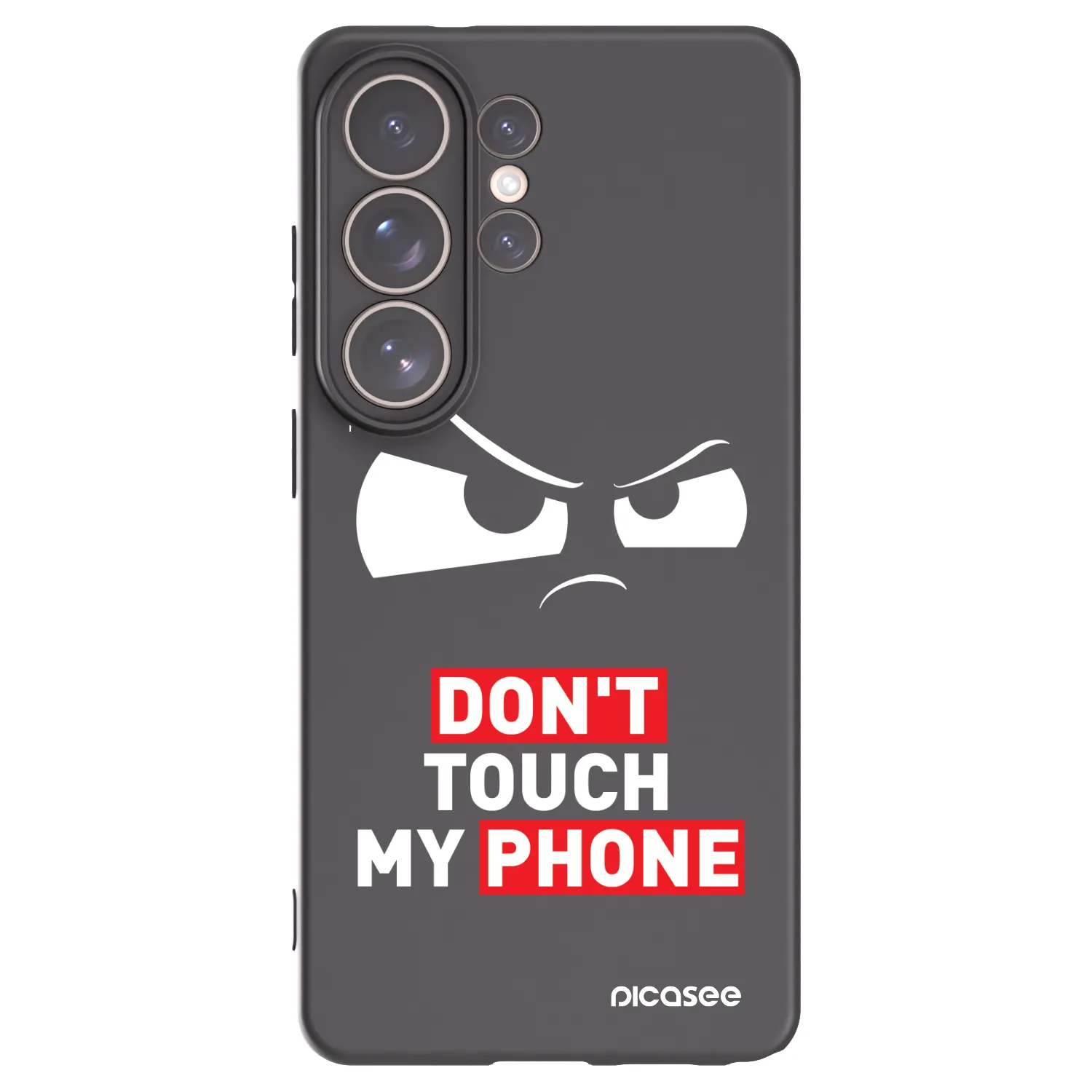 Picasee Samsung Galaxy S26 Ultra Hülle - Schwarzes Silikon - Cloudy Eye - Transparent