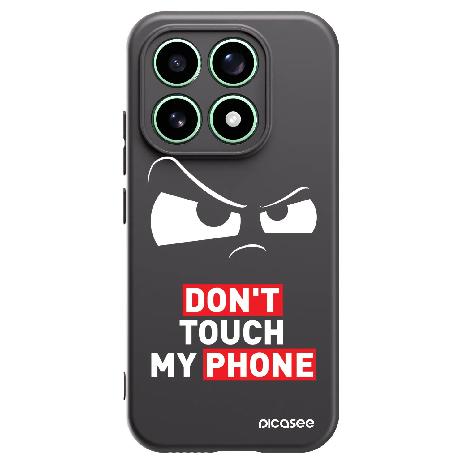 Picasee Xiaomi 17 Hülle - Schwarzes Silikon - Cloudy Eye - Transparent