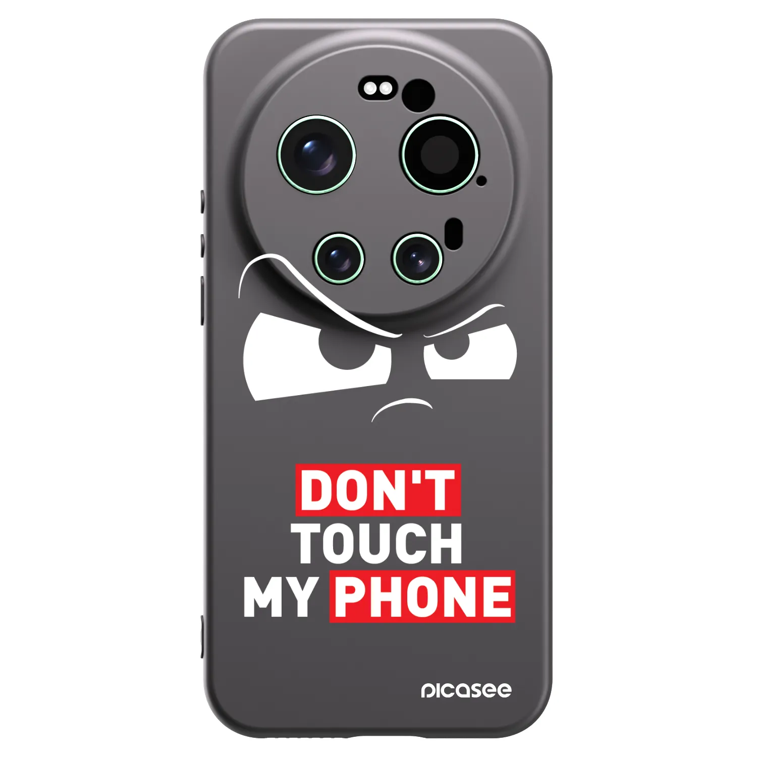 Picasee Xiaomi 17 Ultra Hülle - Schwarzes Silikon - Cloudy Eye - Transparent