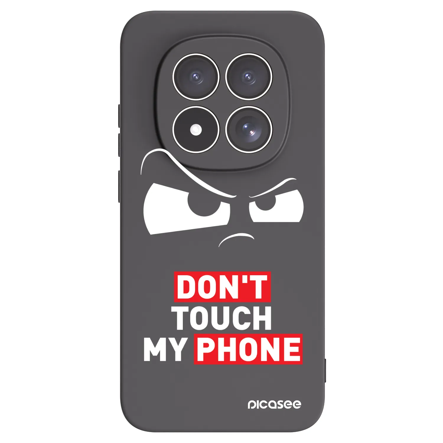 Picasee Xiaomi Redmi Note 15 Pro 5G Hülle - Schwarzes Silikon - Cloudy Eye - Transparent