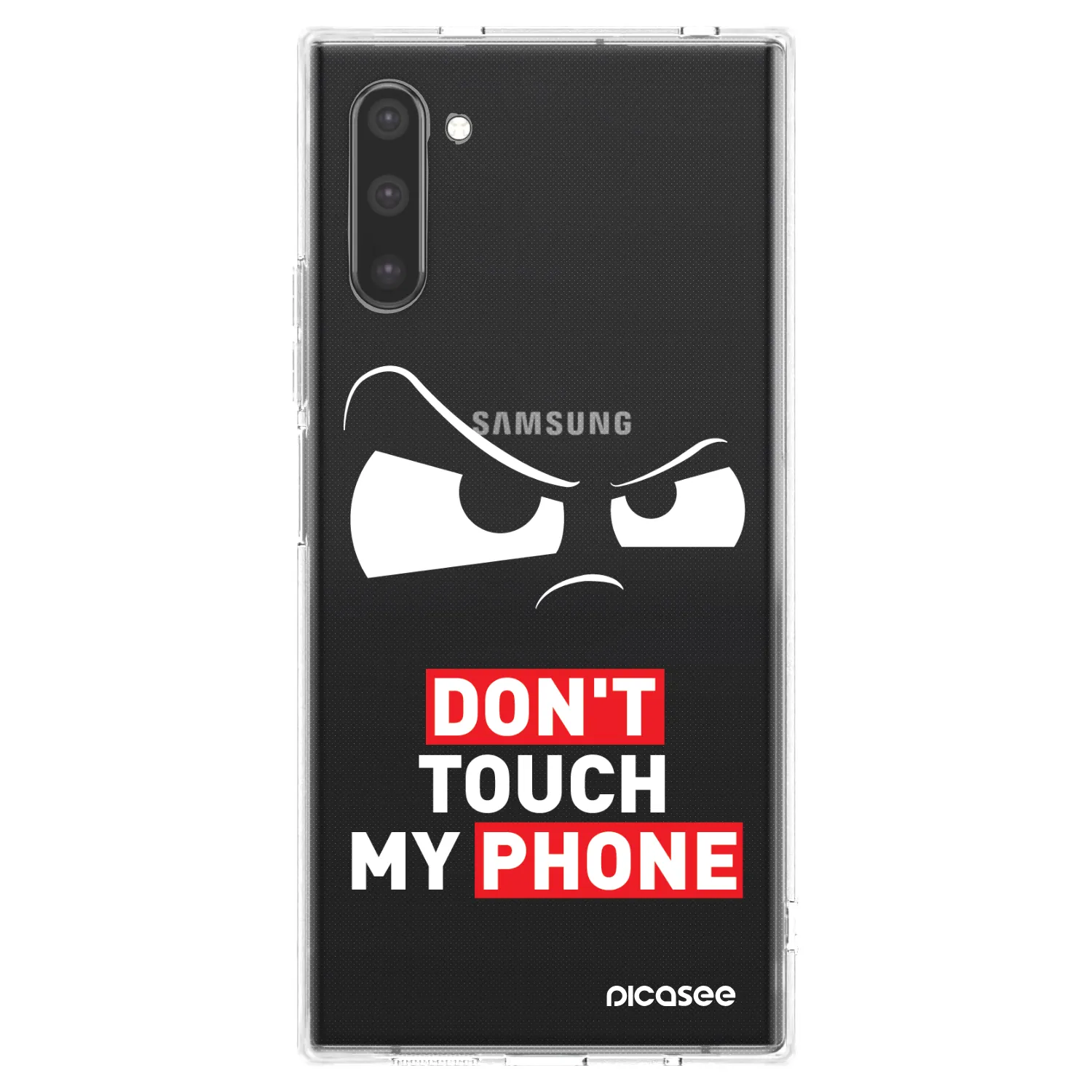 Picasee Samsung Galaxy Note 10 N970F Hülle - Transparentes Silikon - Cloudy Eye - Transparent