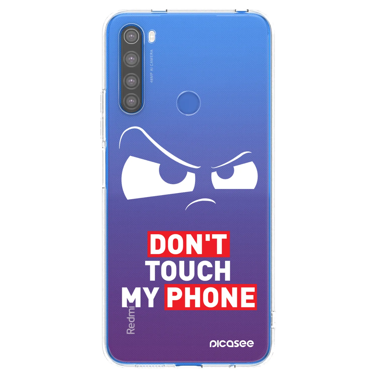Picasee Xiaomi Redmi Note 8T Hülle - Transparentes Silikon - Cloudy Eye - Transparent