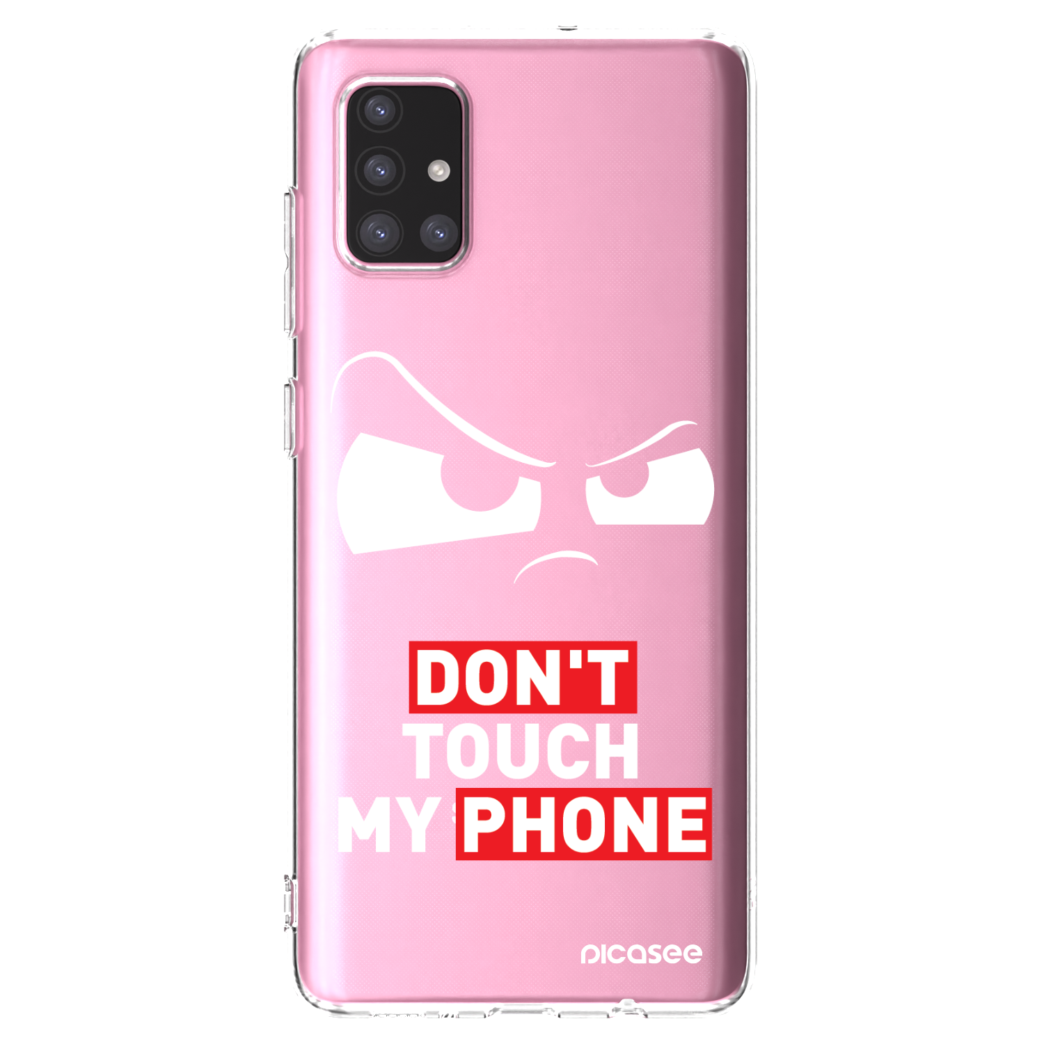 Picasee Samsung Galaxy A71 A715F Hülle - Transparentes Silikon - Cloudy Eye - Transparent