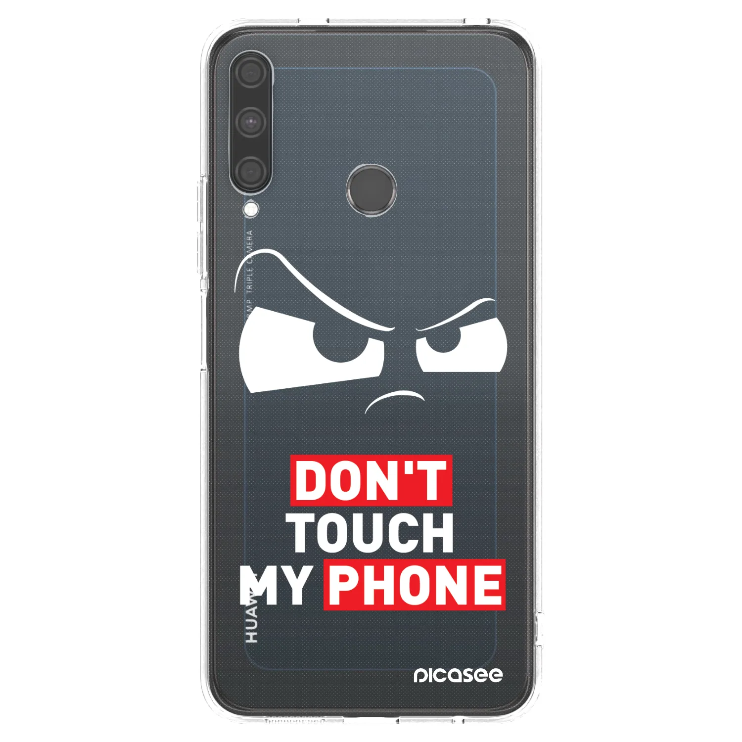 Picasee Huawei P40 Lite E Hülle - Transparentes Silikon - Cloudy Eye - Transparent