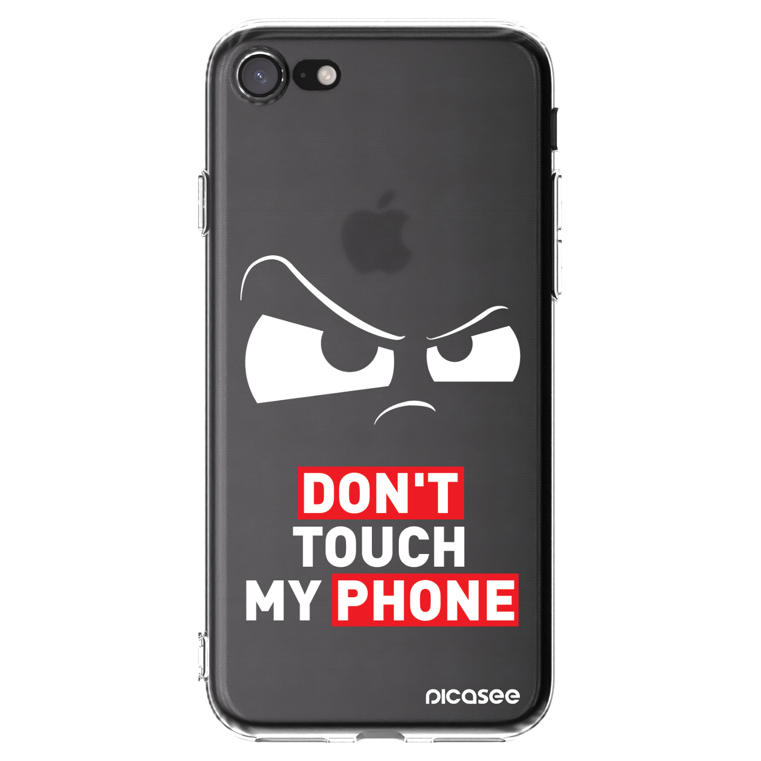 Picasee Apple iPhone SE 2020 Hülle - Transparentes Silikon - Cloudy Eye - Transparent