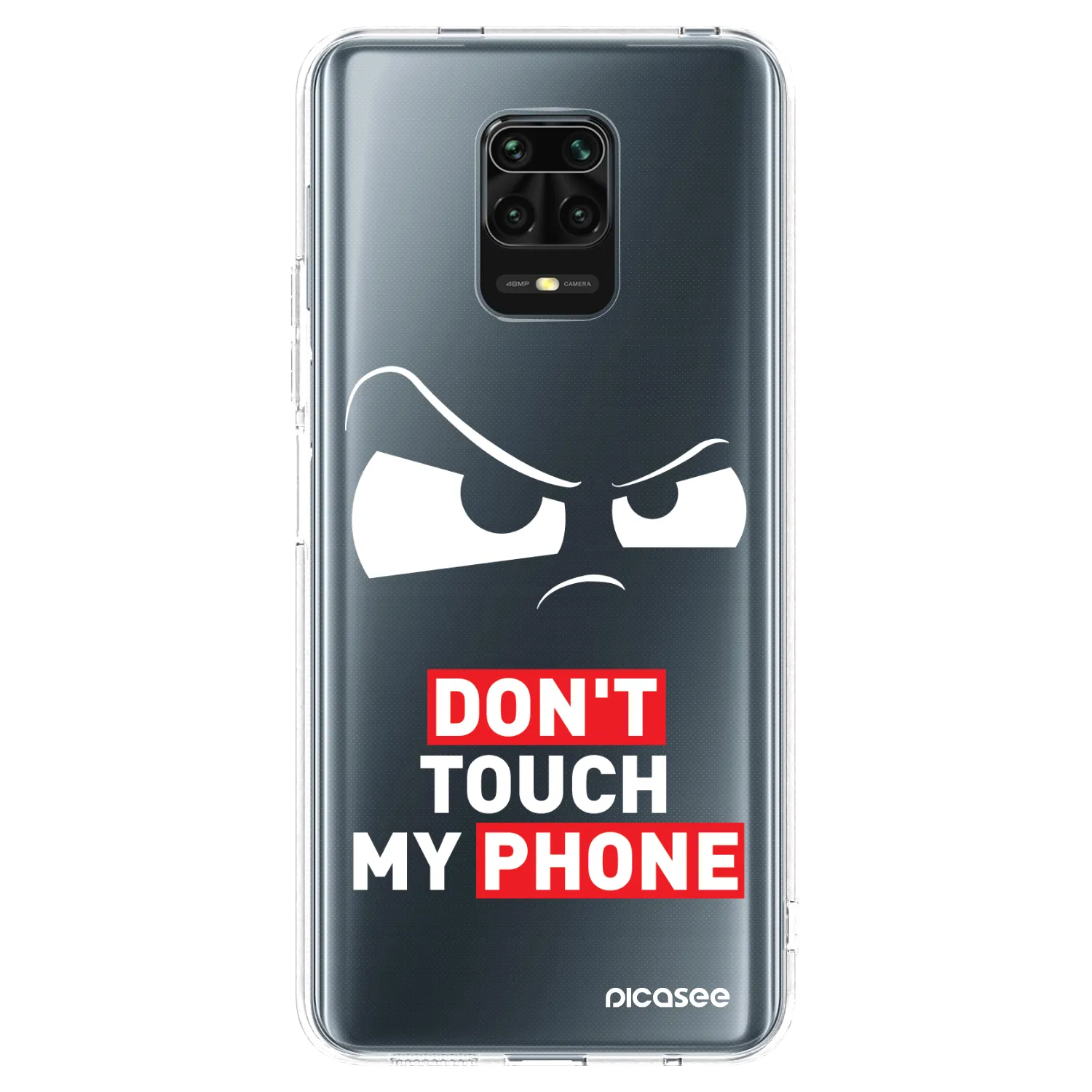 Picasee Xiaomi Redmi Note 9 Pro Hülle - Transparentes Silikon - Cloudy Eye - Transparent