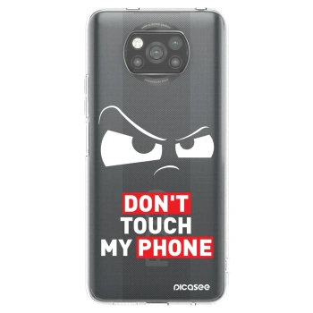 Picasee Xiaomi Poco X3 Hülle - Schwarzes Silikon - Cloudy Eye - Transparent