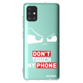 Picasee Samsung Galaxy M31s Hülle - Transparentes Silikon - Cloudy Eye - Transparent