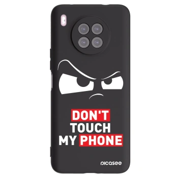 Picasee Huawei Nova 8i Hülle - Schwarzes Silikon - Cloudy Eye - Transparent